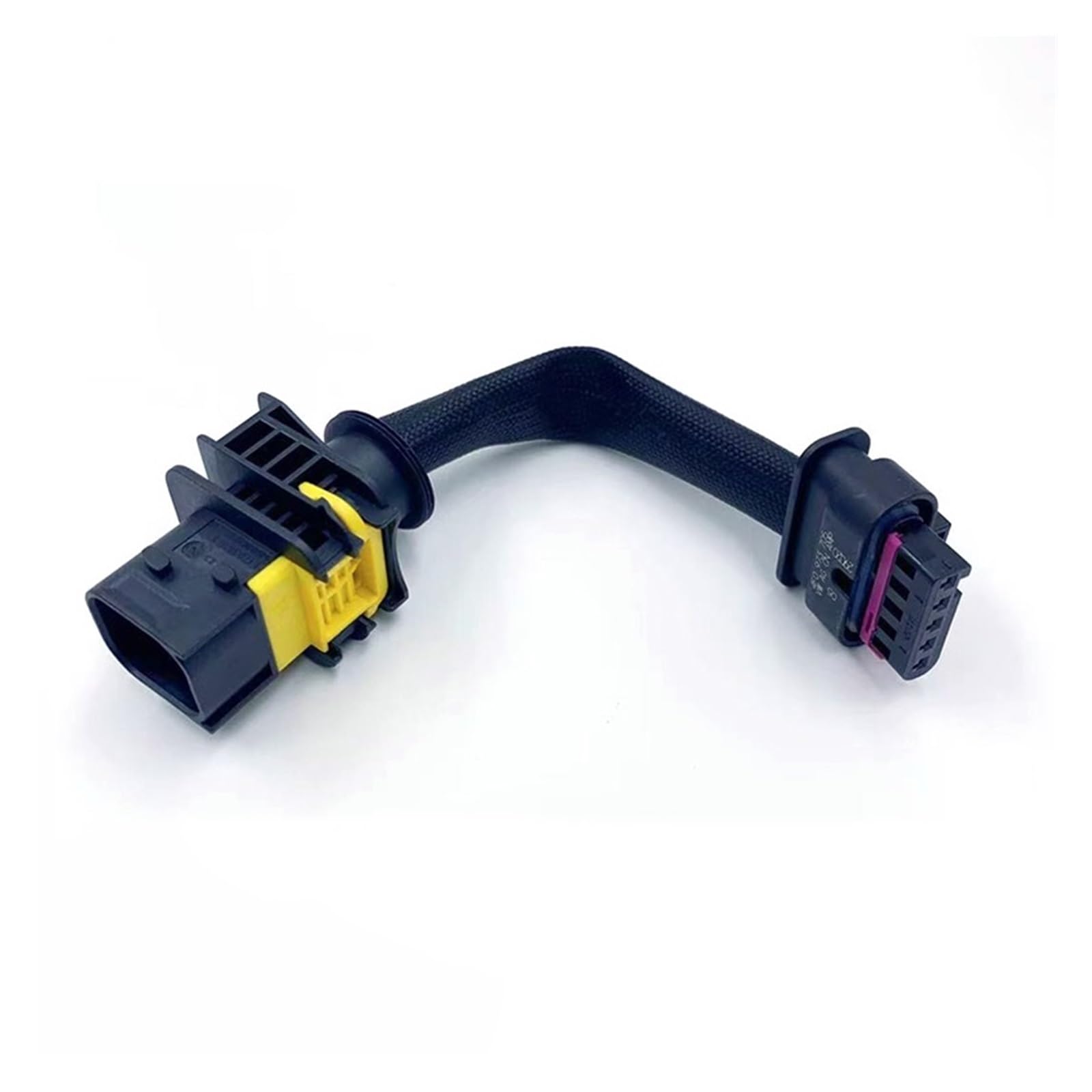 5-Pin Automotive NOX Sensor Connector Harness Adapter - Compatible with Cummins & B~SCH (4 to 4 Pin, 5-Piece Set) - Perfect for Diesel Engine Emissions System Repairs & Upgrades