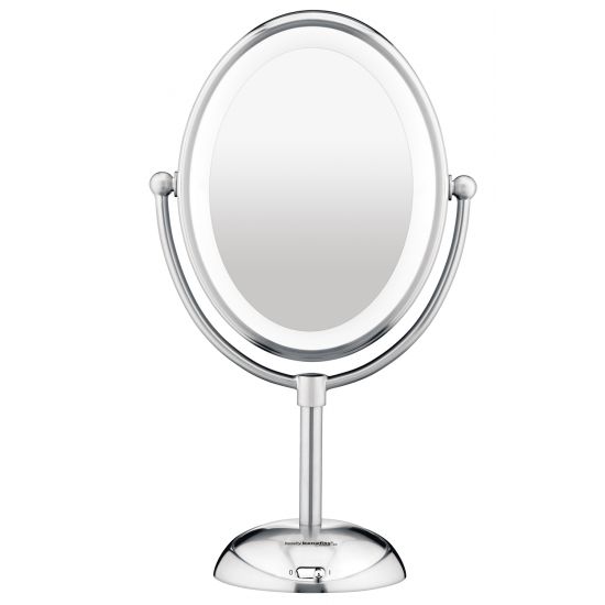 Conair LED Lighted Makeup Mirror with 10x Magnification - CBE51LCMA - Perfect for Vanity, Bathroom & Travel Makeup Application