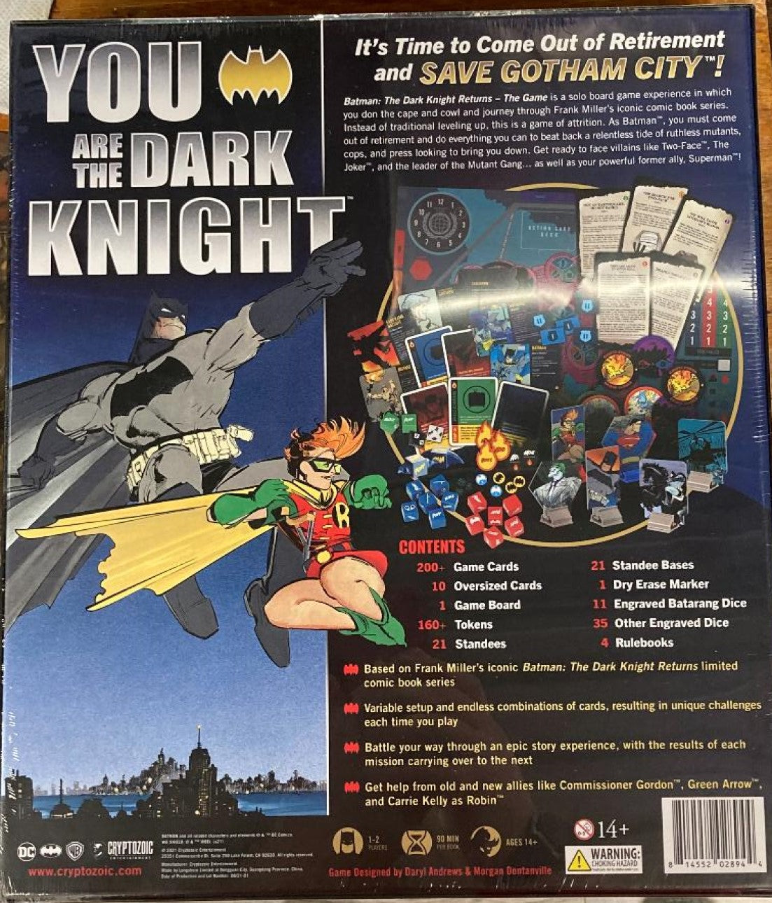 Batman: The Dark Knight Returns Board Game - DC Comics Strategy Game for Adults & Teens - Perfect for Game Nights & Superhero Fans