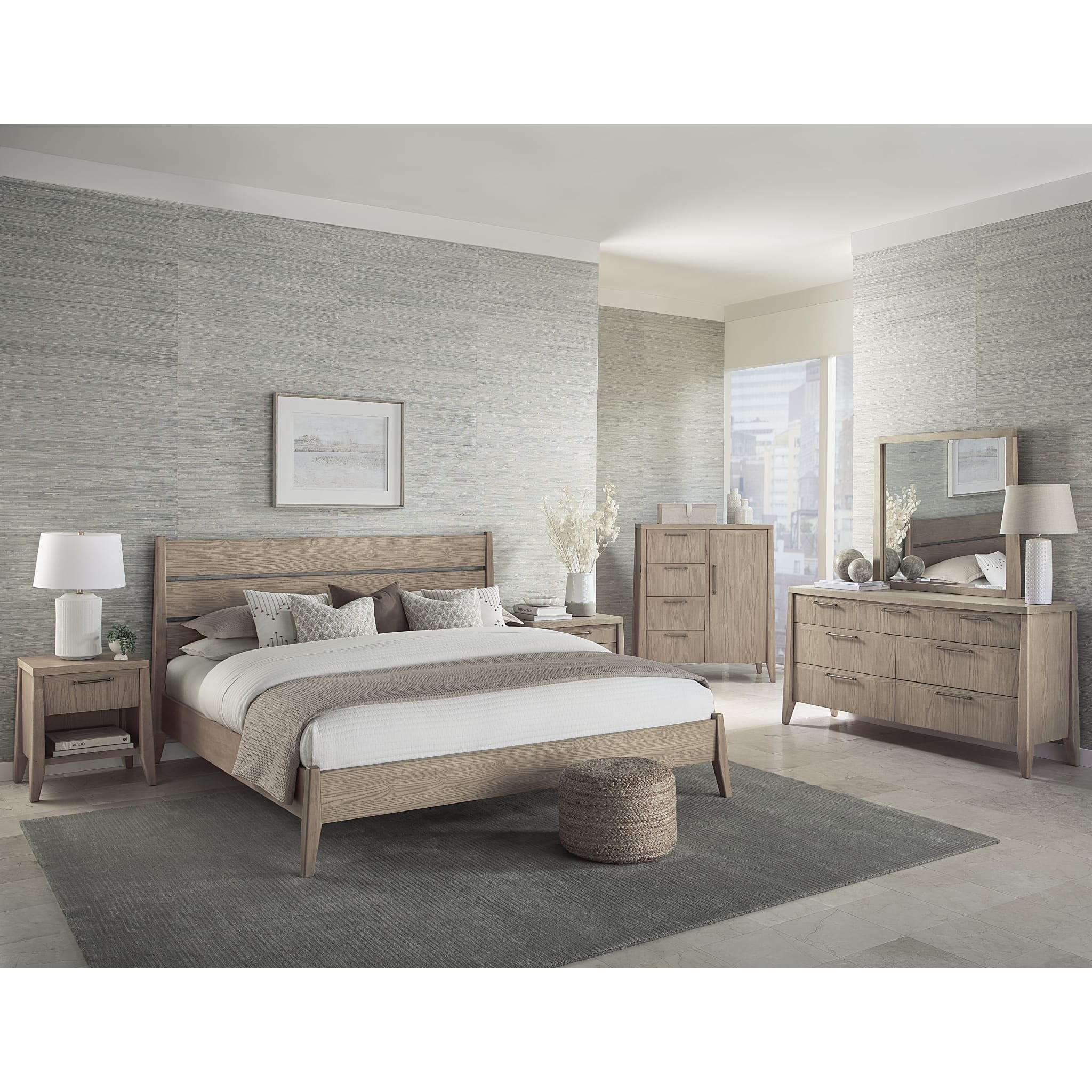 Sumire Seven Drawer Ash Wood Dresser in Ginger - Stylish Bedroom Storage Furniture for Clothes & Accessories | Perfect for Master Bedroom, Guest Room & Dorm Organization