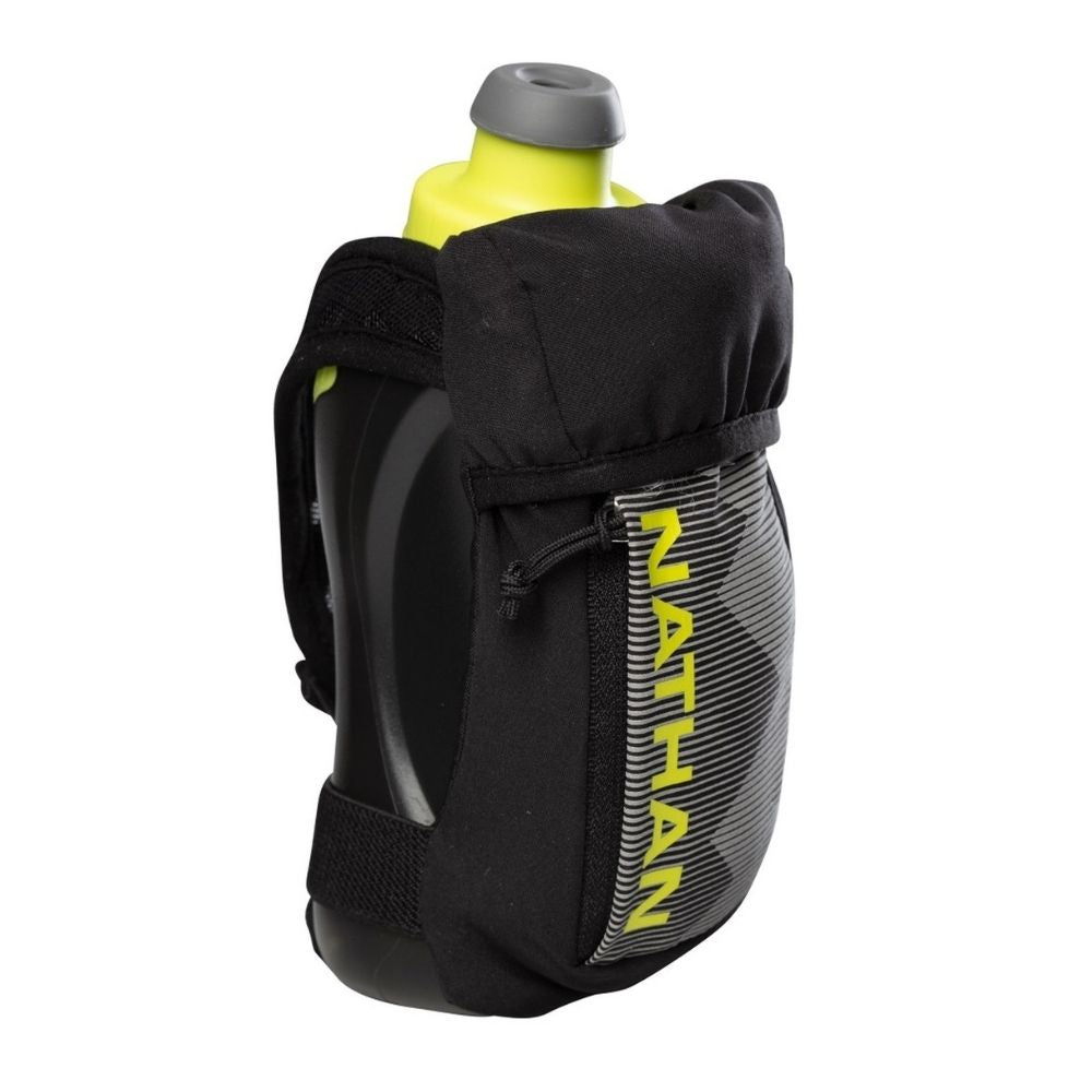 Nathan QuickSqueeze Handheld 12oz Water Bottle - Leak Proof Portable Sports Water Container for Running, Cycling, Hiking & Outdoor Activities