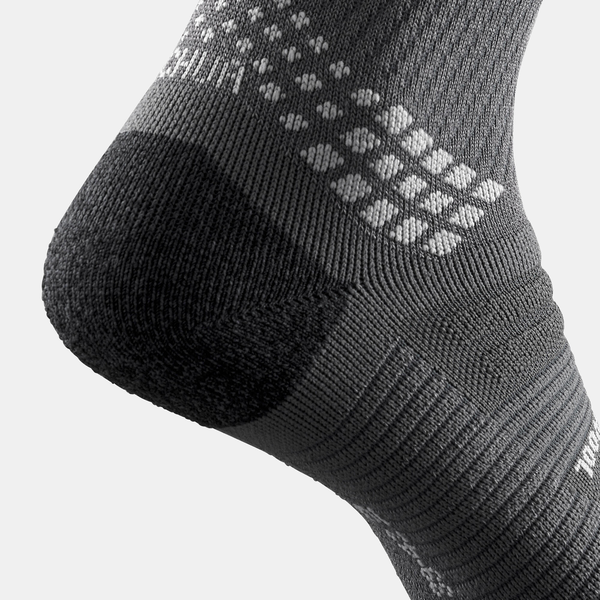Quechua Hike 900 Hiking Socks - 2 Pairs of Breathable Moisture-Wicking Trekking Socks for Men & Women - Perfect for Outdoor Adventures, Camping, and Mountain Climbing