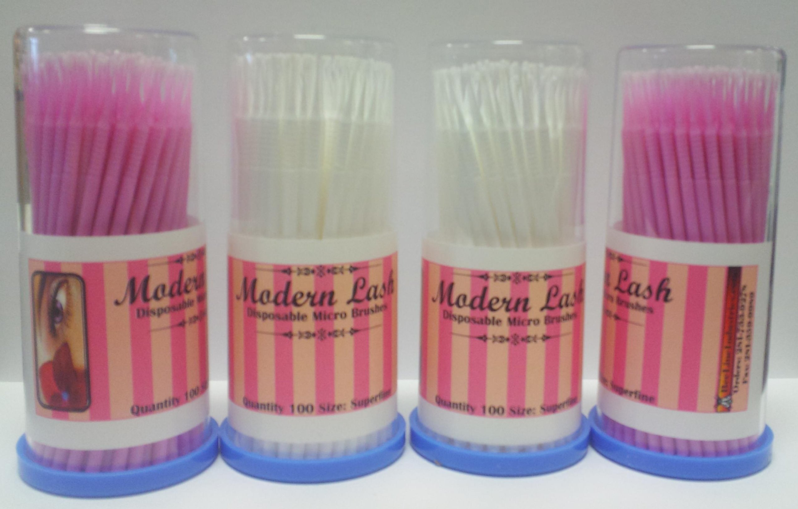 Eyelash Extension Disposable Micro Brushes 100 Pack - Precision Application Tools for Lash Artists & DIY Enthusiasts