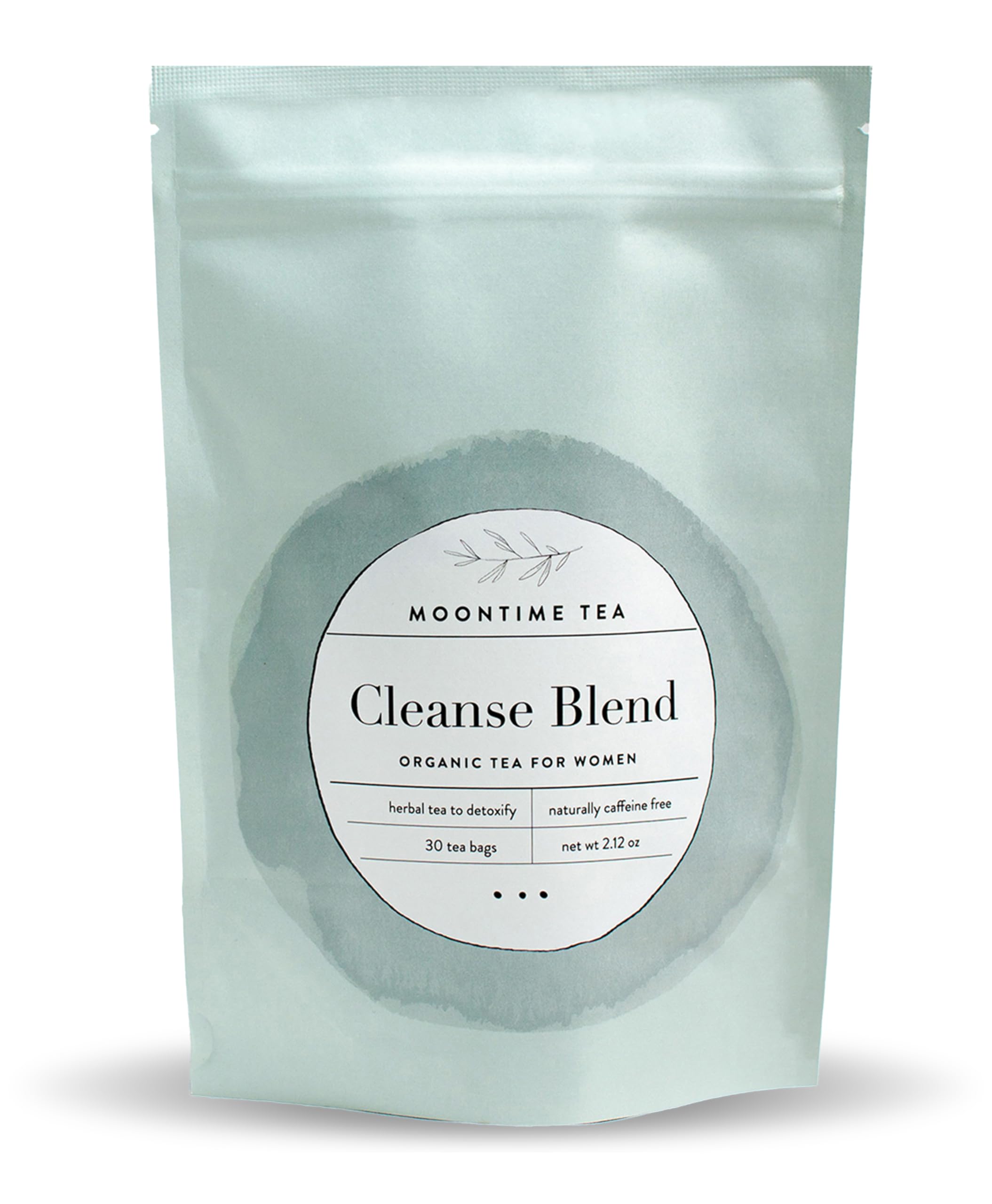 Organic Detox Tea for Women - Mint, Dandelion & Burdock Root Herbal Cleanse - 30 Tea Bags - Weight Loss & Digestive Support - Perfect for Morning Routine or Post-Workout Recovery