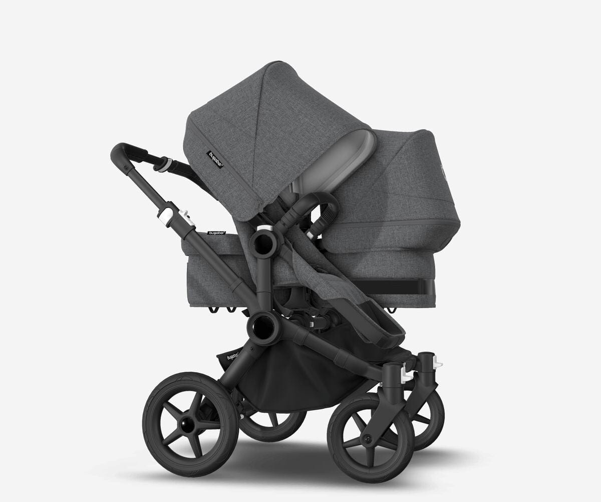 Bugaboo Donkey 5 Duo Complete Stroller - Premium Twin Baby Stroller with Reversible Seats | Perfect for City Walks, Travel & Everyday Use with Toddlers