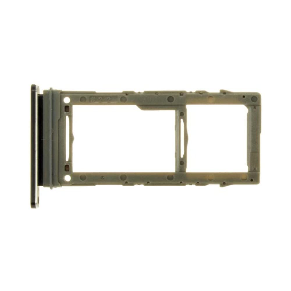 Original SIM & Micro SD Card Tray for Samsung Galaxy Note 10+ (Black) with Separator Card - Replacement Part for Easy SIM & Memory Card Installation