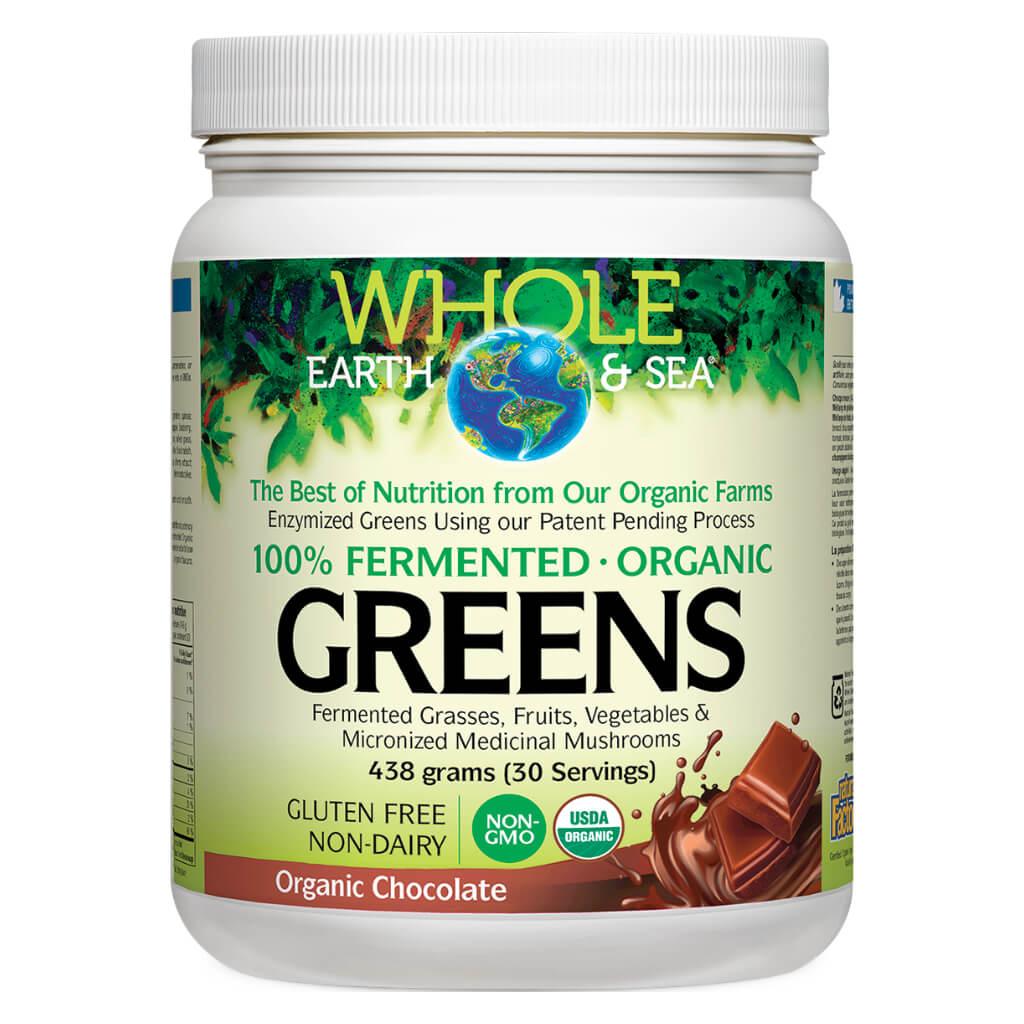 Organic Fermented Greens Powder Superfood - Boost Energy & Digestion - Perfect for Smoothies, Juices & Daily Wellness
