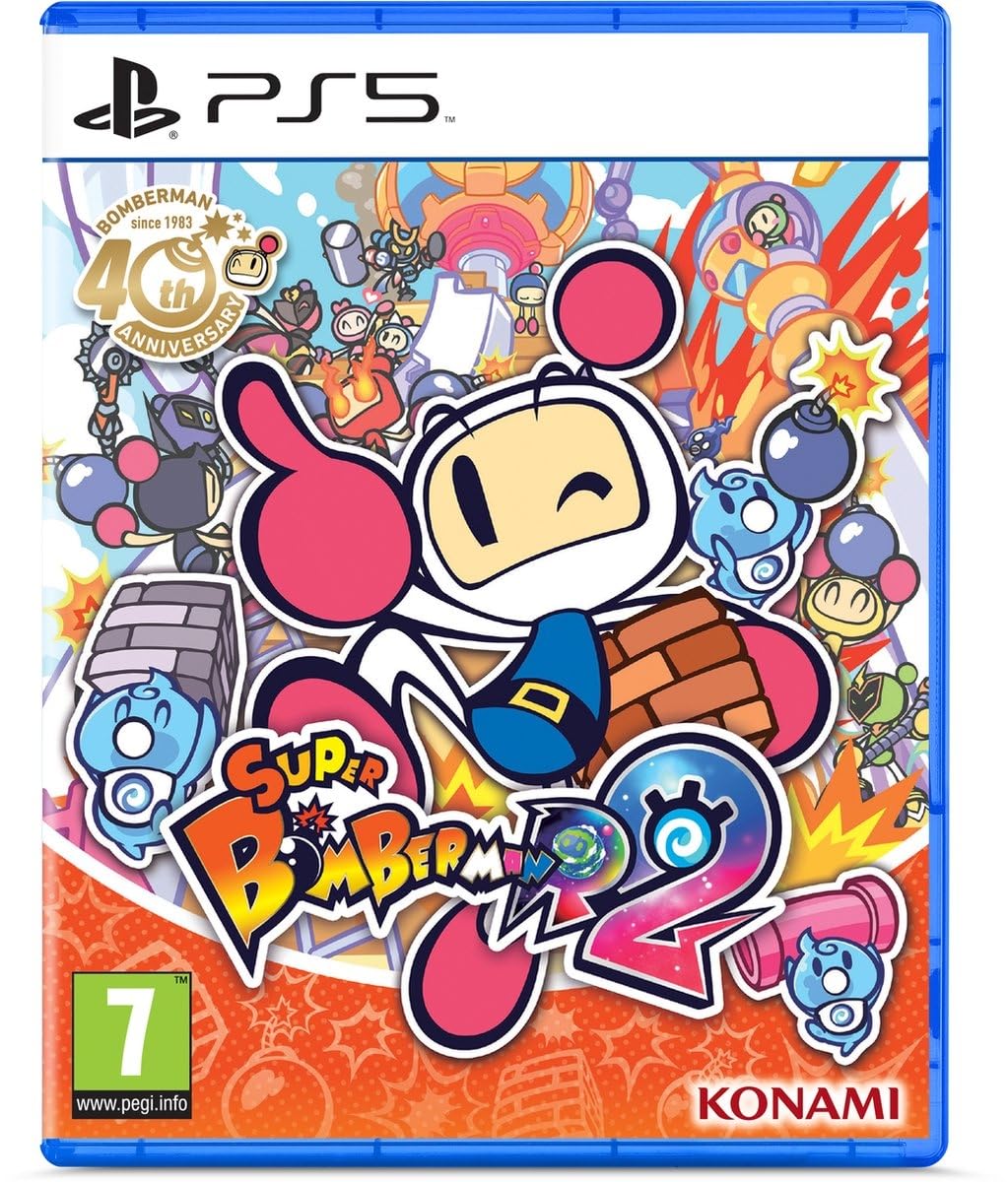 Super Bomberman R 2 for PlayStation 5 (PS5) - Explosive Multiplayer Action Game | Perfect for Family Game Nights & Party Entertainment