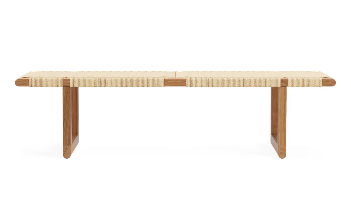 BM0489L Wooden Table Bench - Sturdy & Stylish for Dining, Entryway, or Outdoor Use | Perfect for Home, Garden & Patio