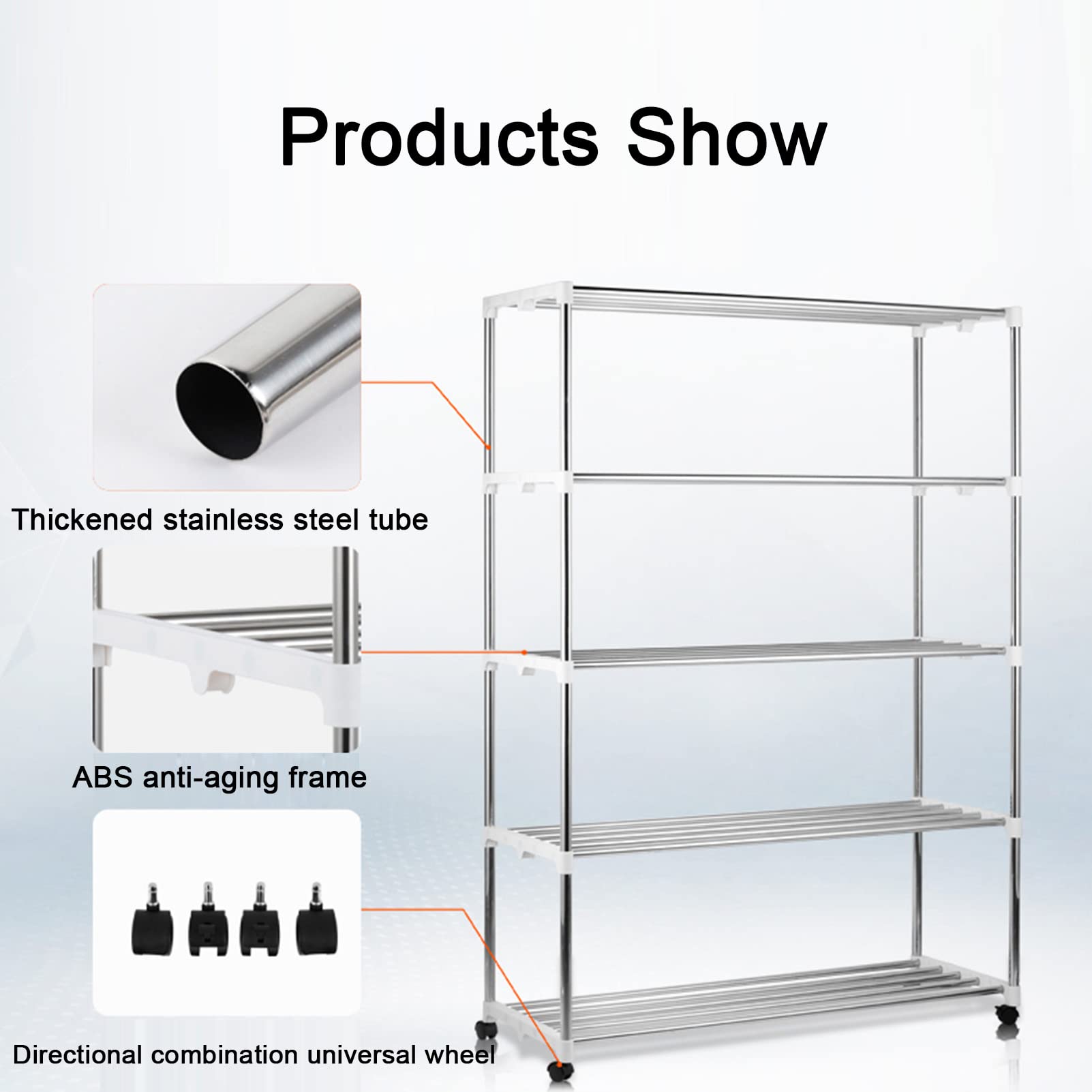 3-Tier Stainless Steel Freestanding Towel Rack - Heavy Duty Towel Holder for Bathroom, Pool & Spa - Holds 45 Towels - Perfect for Salon, Bar, Gym & Outdoor Use