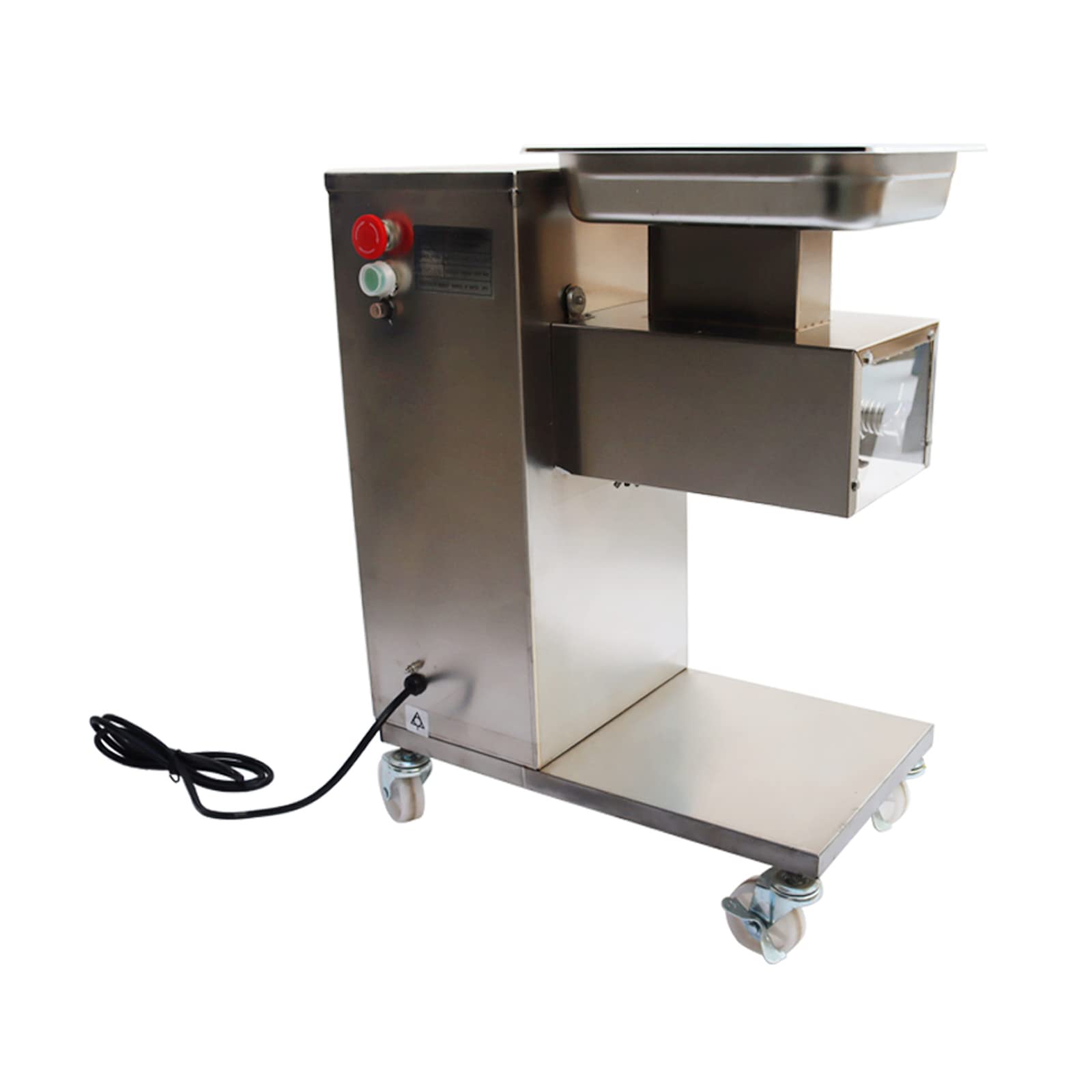 Premium Stainless Steel Body for QE Commercial Meat Slicer Machine (Blade Not Included) - Durable Replacement Part for Deli, Butcher Shop & Restaurant Food Prep