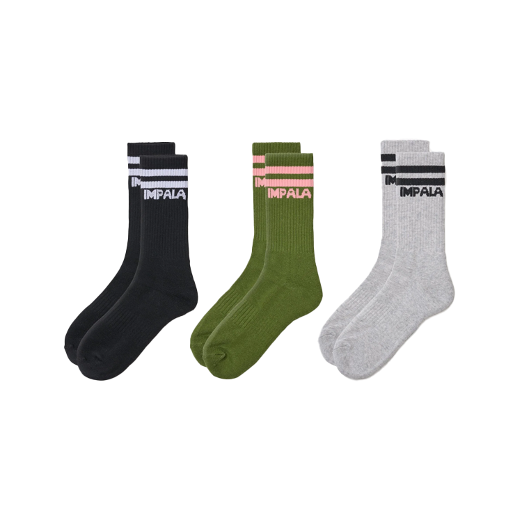 Skate Socks 3-Pack Camo Print - Moisture Wicking & Cushioned Skateboard Socks for Men & Women - Perfect for Skateboarding, Longboarding & Casual Wear