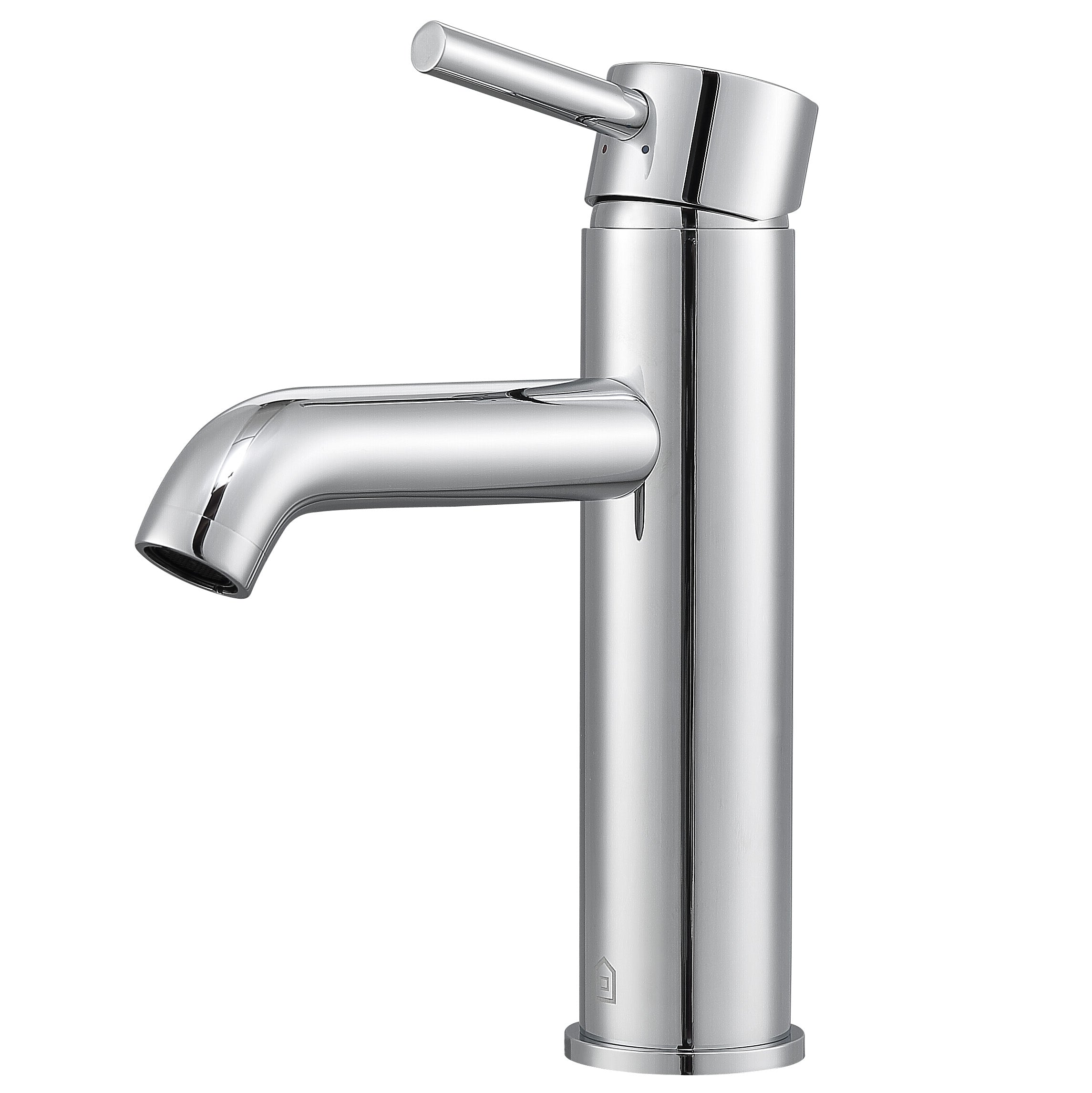 Argenta Single Lever Bathroom Faucet - Modern Chrome Bath Sink Faucet for Vanity, Powder Room & Guest Bath - Easy Installation & Durable Design