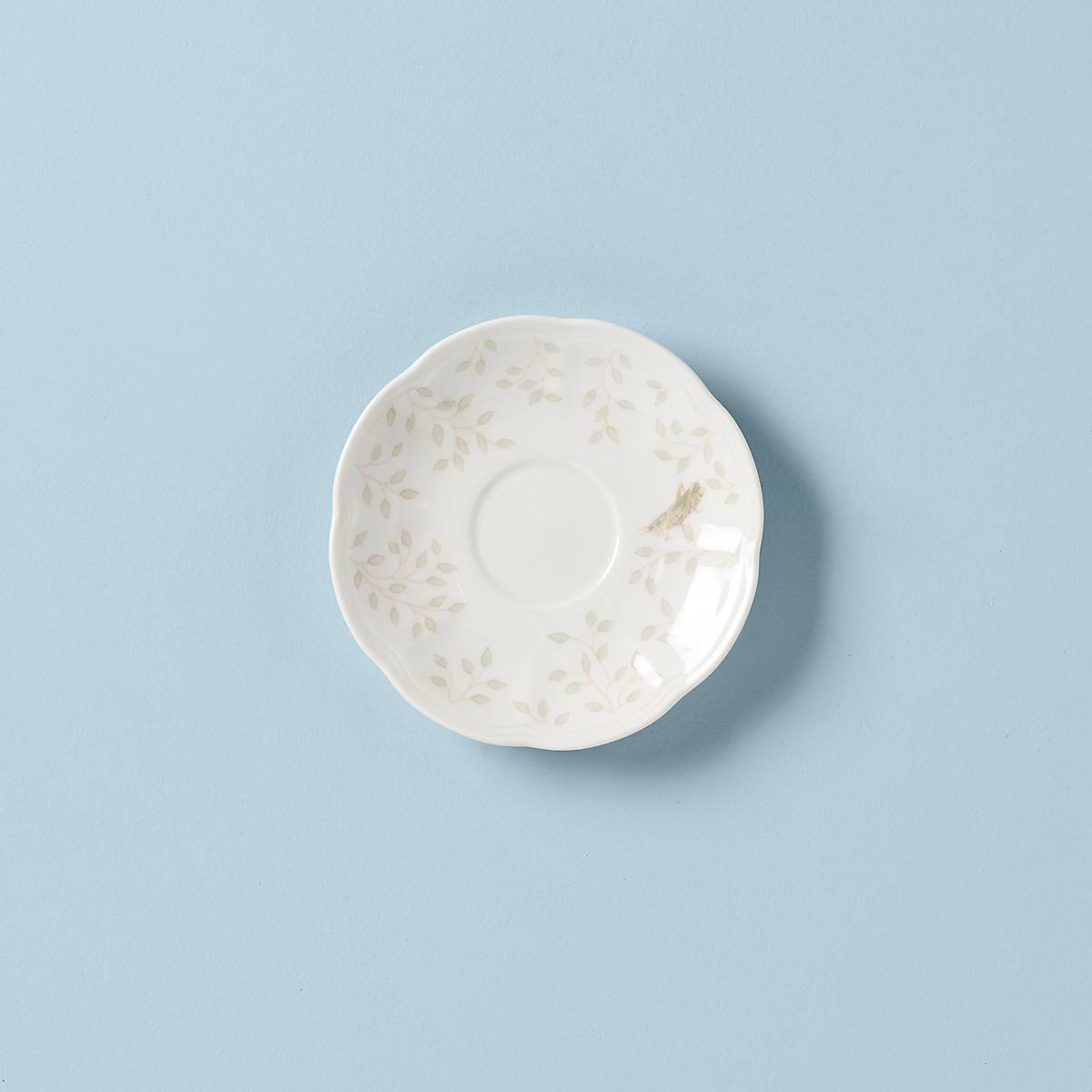 Butterfly Meadow Saucer - Elegant Floral Design Porcelain Plate for Tea, Desserts & Home Decor | Perfect for Afternoon Tea, Wedding Favors & Vintage Table Setting