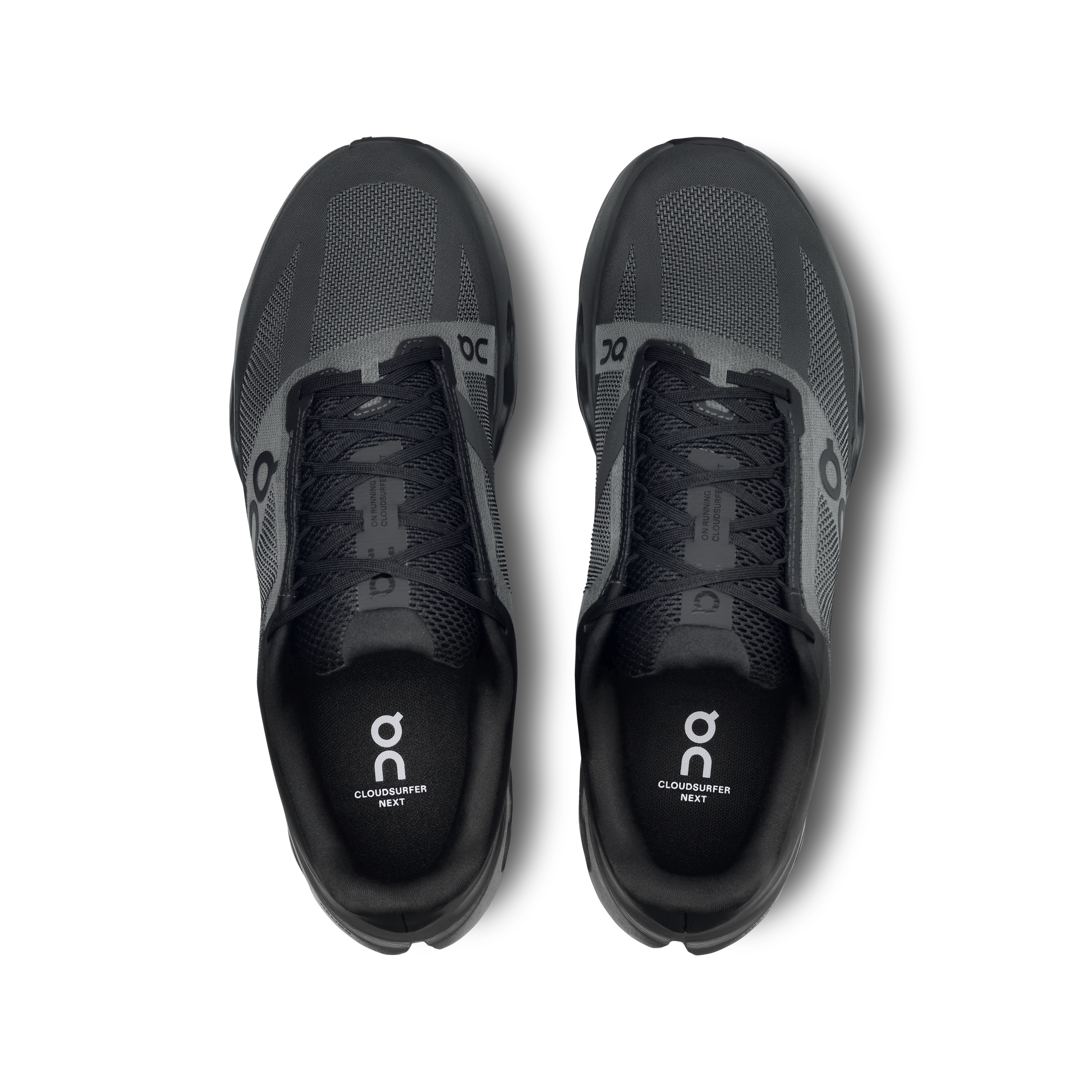 On Running Men's Cloudsurfer Next Wide Running Shoes - Black/Eclipse - Lightweight & Breathable for Road Running, Jogging & Gym Workouts
