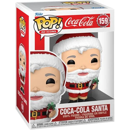 Coca Cola Santa Pop! Vinyl Figure #159 - Funko Pop Christmas Collectible - Perfect for Holiday Decor & Gift Giving