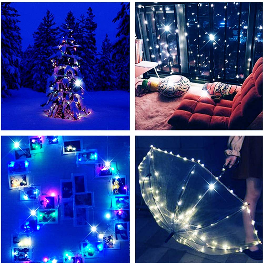 33FT 100LED Waterproof Outdoor String Lights - Super Bright Copper Wire Fairy Lights with 12 Modes for Garden, Patio, Tree, Wedding & Halloween Decor | Perfect for Indoor Outdoor Party, Bedroom, and Backyard Ambiance