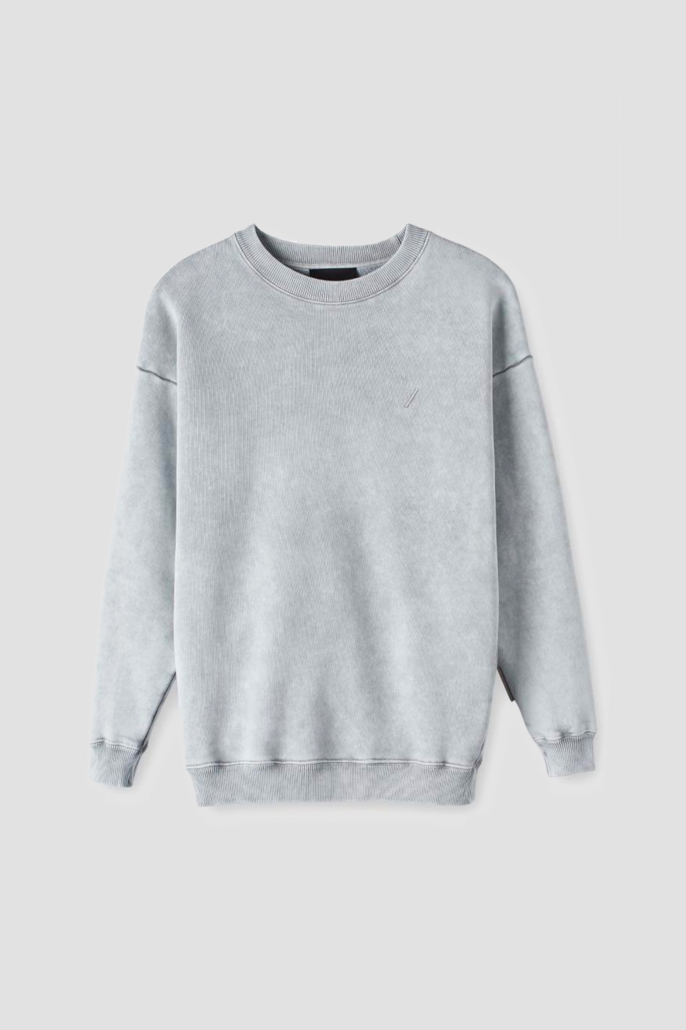 530 Washed Stone Grey Sweatshirt for Men & Women | Premium Cotton Pullover Hoodie | Casual Streetwear, Loungewear & Outdoor Activities