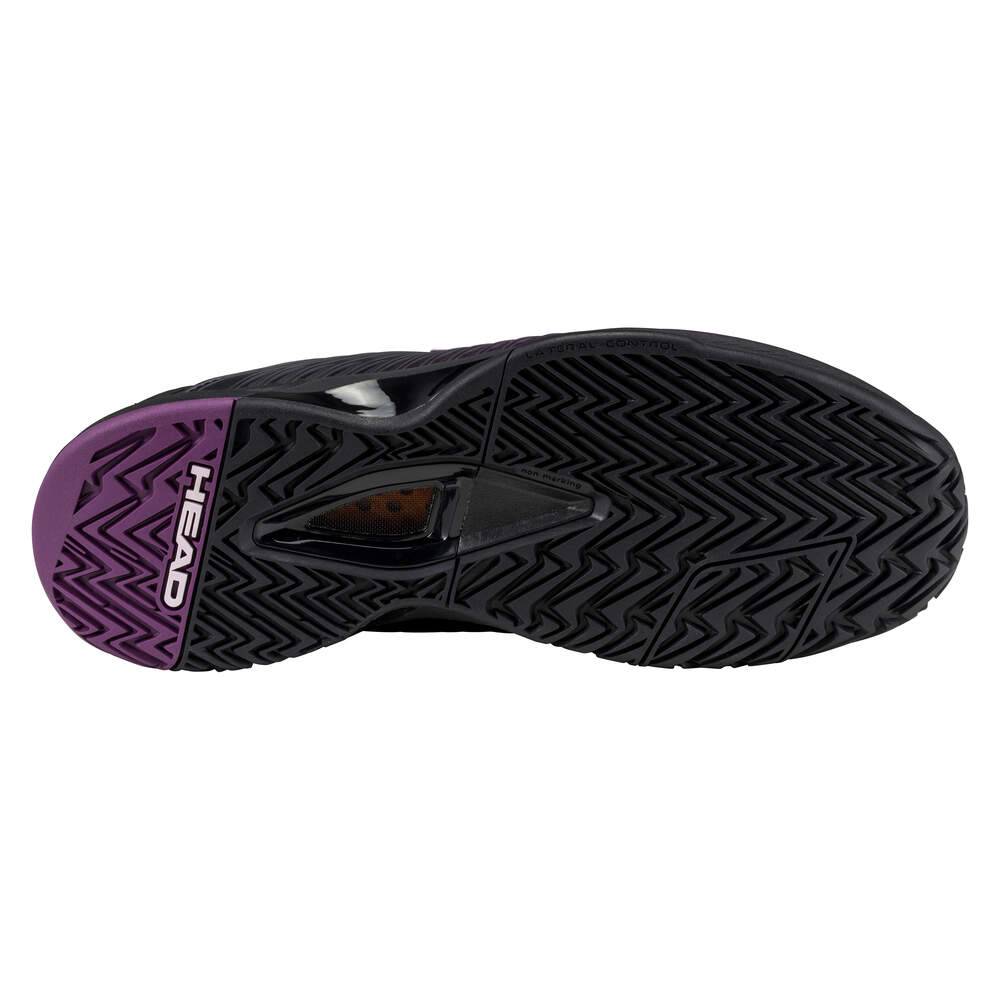 Head Revolt Pro 4.5 Women's Tennis Shoes - Lightweight & Breathable Court Shoes for Women (Black/Purple) - Perfect for Tennis, Training & Casual Wear