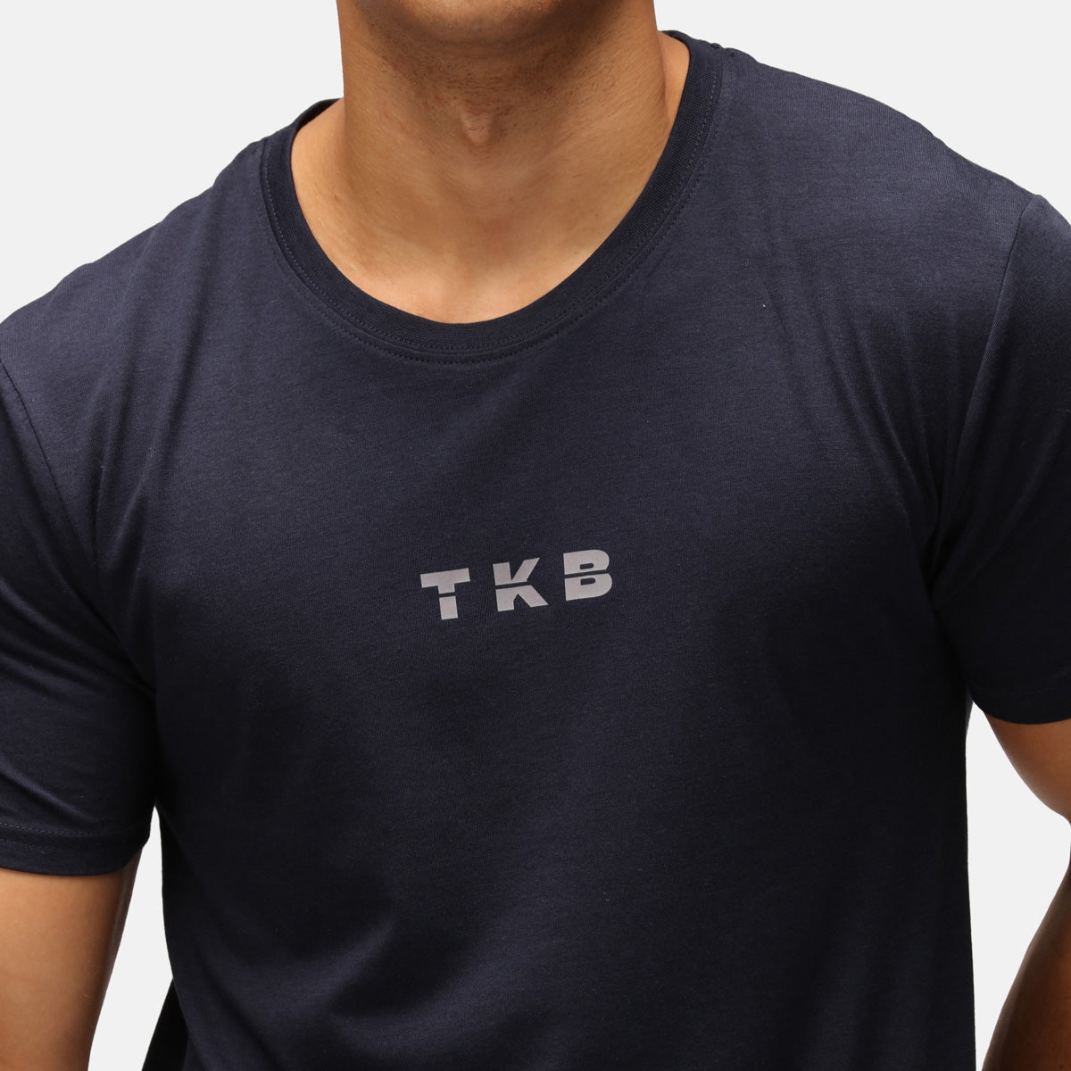 Premium Navy Blue Tri-Blend T-Shirt for Men - Soft, Comfortable & Stylish Casual Wear for Everyday Outfits, Gym, and Travel
