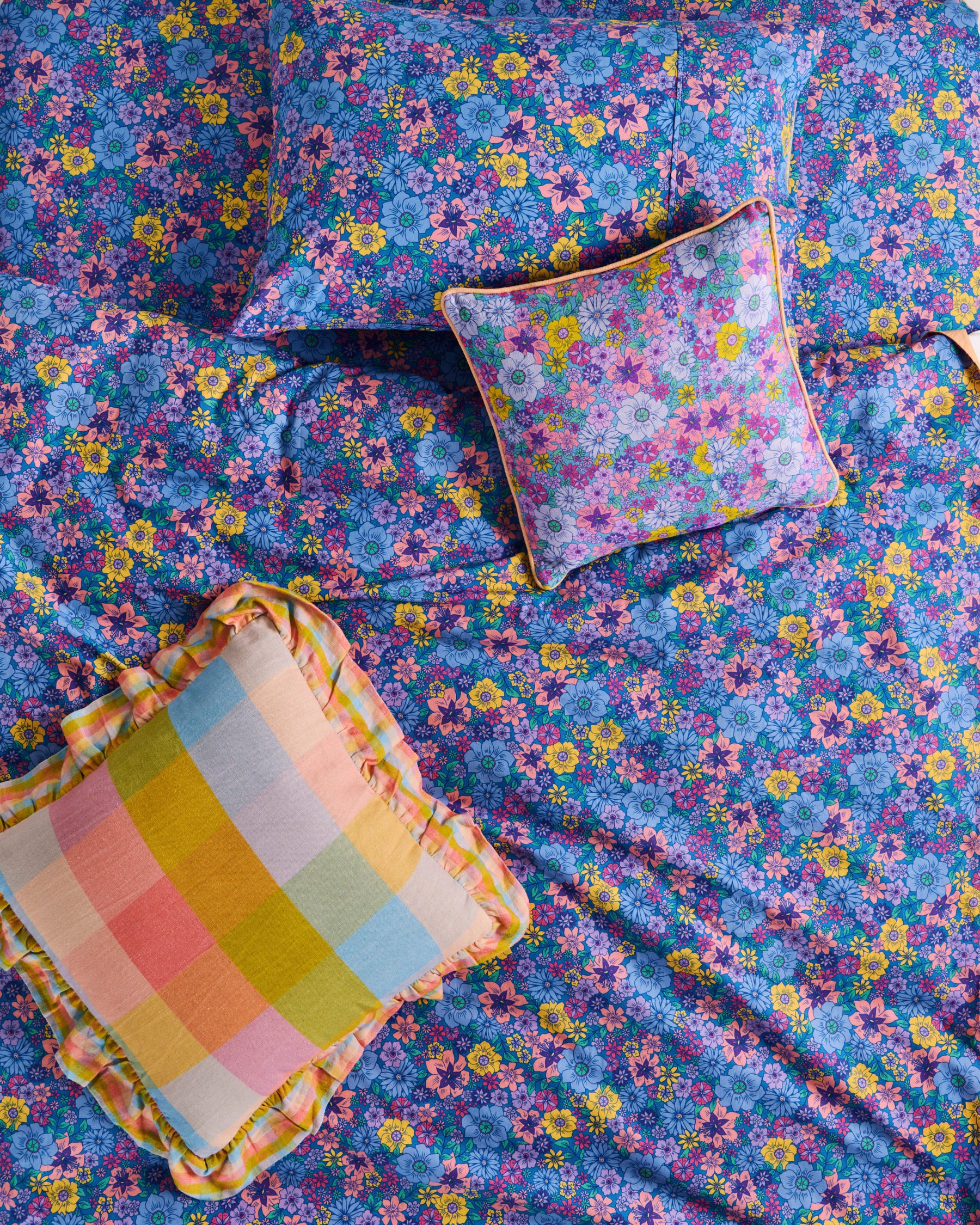 Bunch Of Fun Organic Cotton Quilt Cover Set - Soft & Hypoallergenic Bedding for US Homes - Perfect for Master Bedrooms, Guest Rooms & Cozy Nights