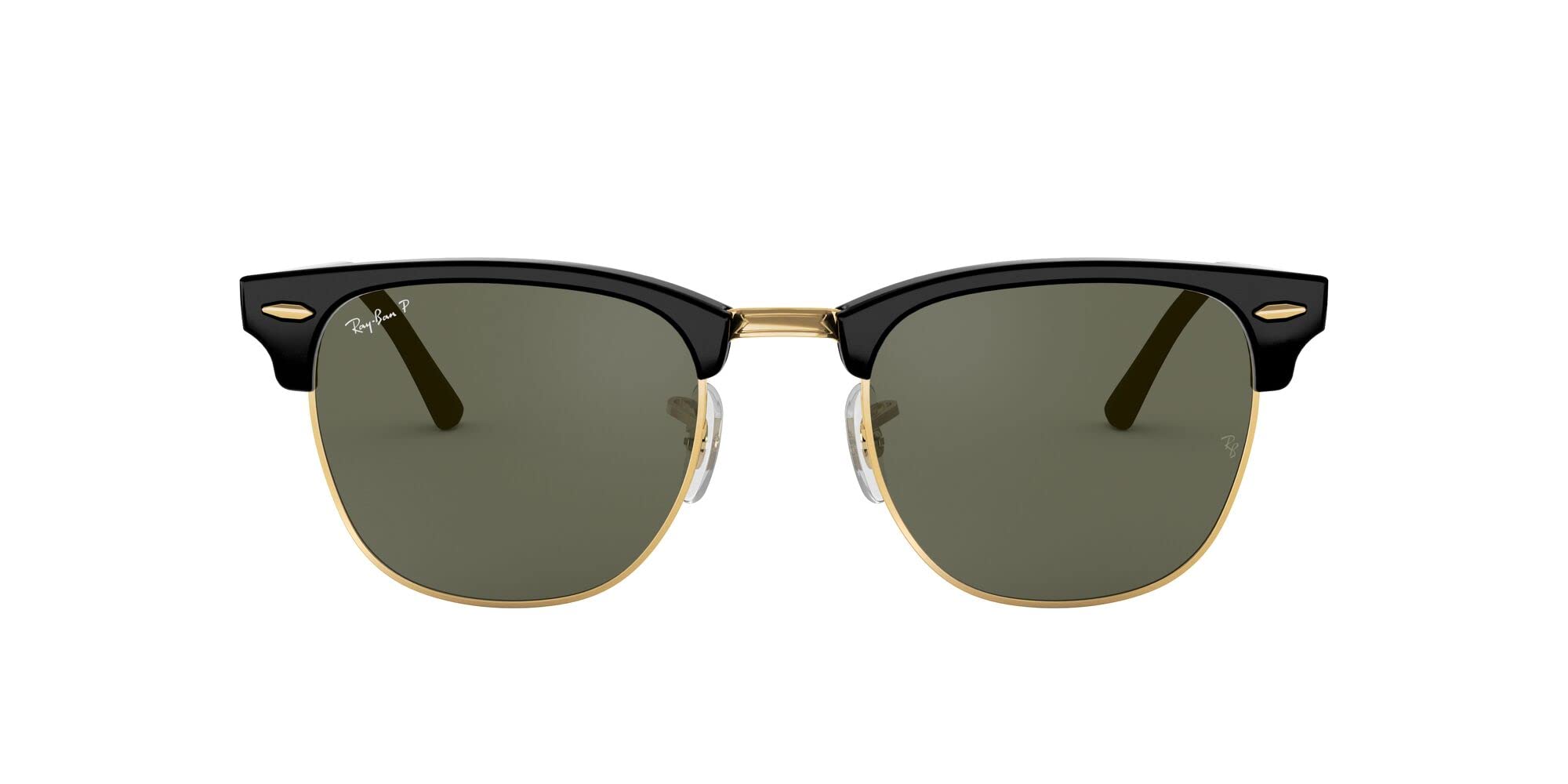Ray-Ban RB3016 Clubmaster Square Sunglasses for Men & Women – Classic Retro Style, UV Protection, Lightweight & Comfortable – Perfect for Driving, Outdoor Activities & Fashion Accessories