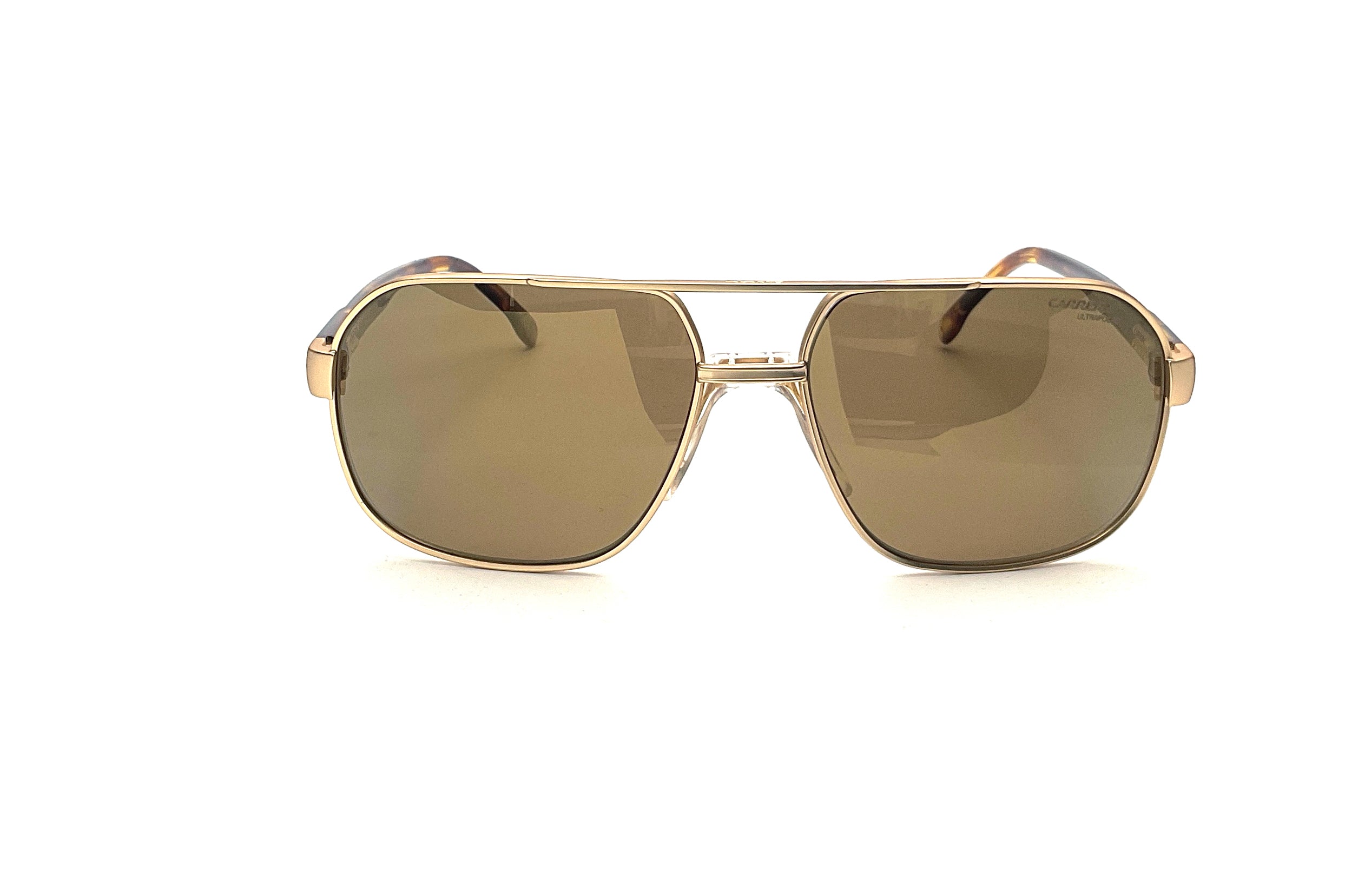 Carrera C Flex 12/G/S Gold Sunglasses - Polarized UV Protection for Men & Women - Perfect for Driving, Running & Outdoor Activities
