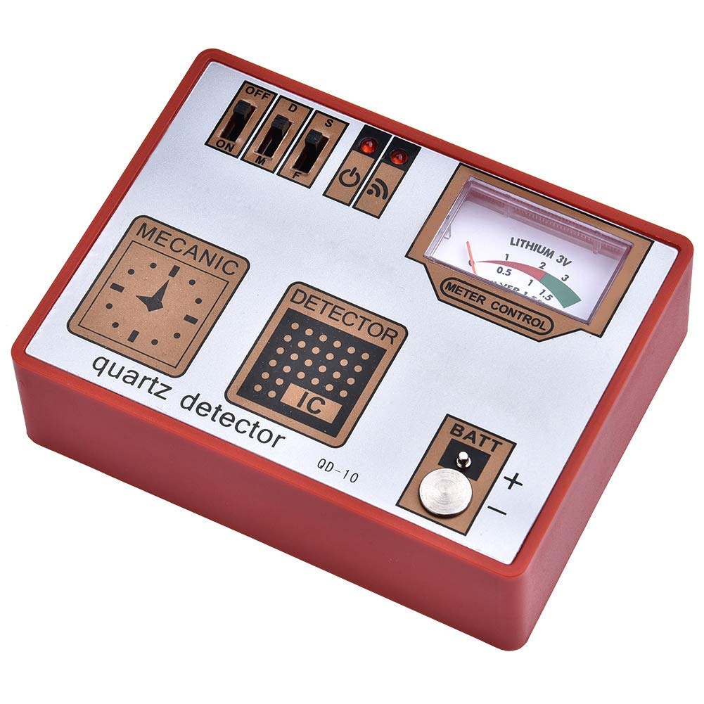 Quartz Watch Tester Machine - Multifunction Demagnetizer, Battery Tester, Pulse & Timing Tool for Watch Repair, DIY Enthusiasts, and Professional Horologists