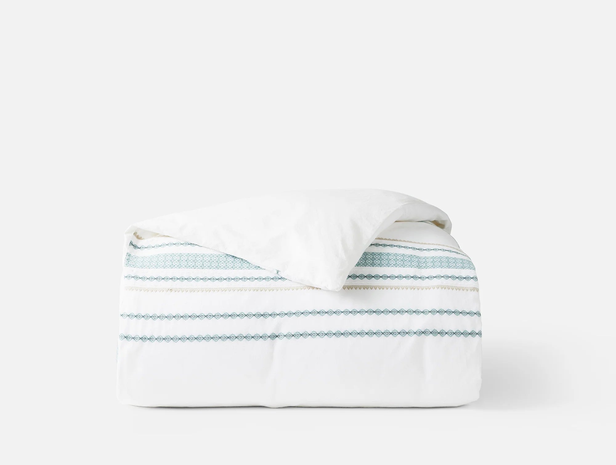 Organic Cabrillo Duvet Cover Set - 100% Natural Cotton, Breathable & Hypoallergenic - Perfect for Bedroom, Guest Room & Eco-Friendly Home Decor