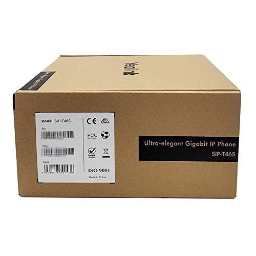 Yealink T46S IP Phone with POE (Power Over Ethernet) - Business VoIP Desk Phone for Office, Home, and Remote Work - HD Audio & Call Management
