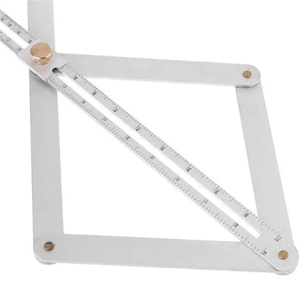Digital Angle Finder Protractor - Metal Corner Angle Measuring Tool with Square Ruler for Ceiling, Woodworking, and DIY Projects | Perfect for Carpentry, Construction, and Home Renovation