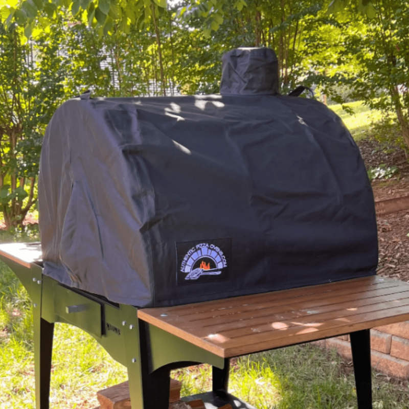 Maximus Arena Outdoor Wood Fired Pizza Oven - Portable Backyard Pizza Maker with Stone Base & Accessories - Perfect for Patio, Garden, and Camping Pizza Parties