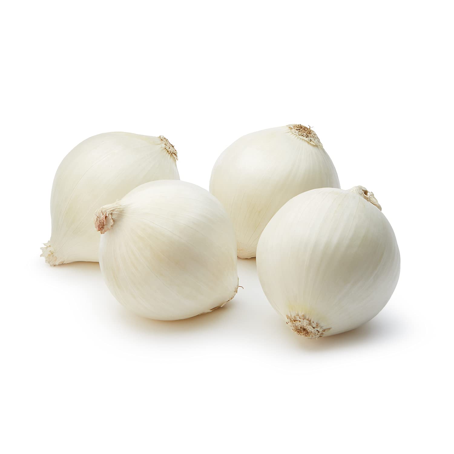 Fresh White Onions, 2 Lb Bag - Crisp & Sweet for Salads, Soups & Cooking - USDA Certified, Non-GMO, Perfect for Home & Restaurant Use