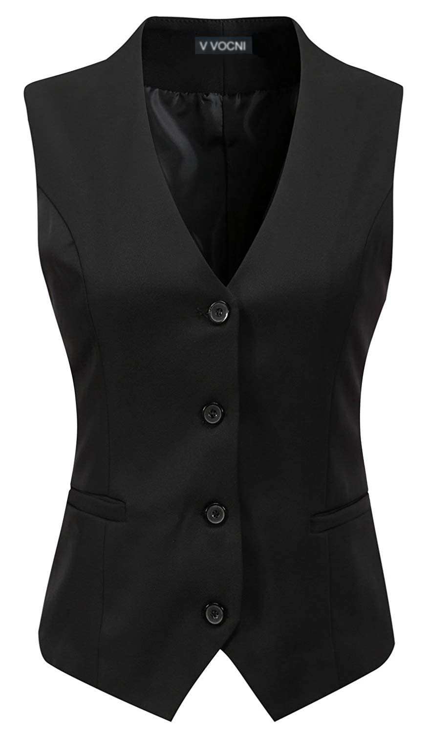 V VOCNI Women's Vest & Blazer 2-Piece Suit Set - Professional Office Wear, Business Attire for Women, Formal Outfit for Work & Meetings