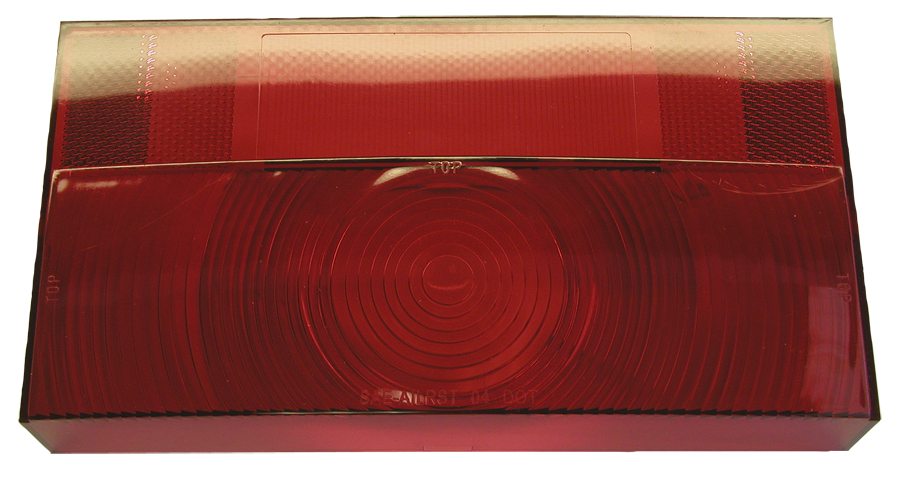 PM V25911 25 Replacement Lens RV Stop, Turn & Tail Light with Reflex - 10 Pack - Compatible with RVs, Trailers, and Trucks - Perfect for Road Safety and Vehicle Maintenance