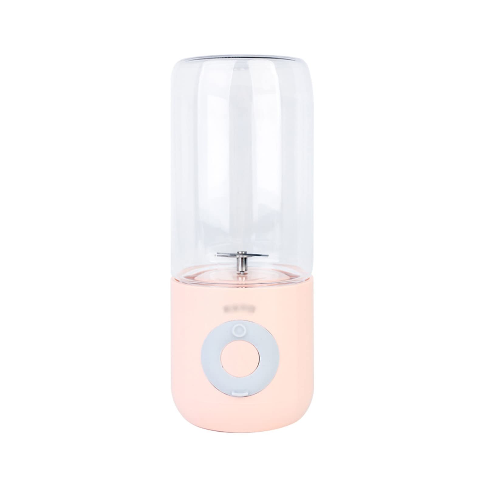 Portable Electric Blender 500ml - USB Rechargeable Mini Juicer Cup for Smoothies, Shakes & Ice Crushing | Personal Juice Mixer for Travel, Gym, Office & Outdoor Use (Pink) | Compact Fruit Blender for Healthy Drinks On-The-Go