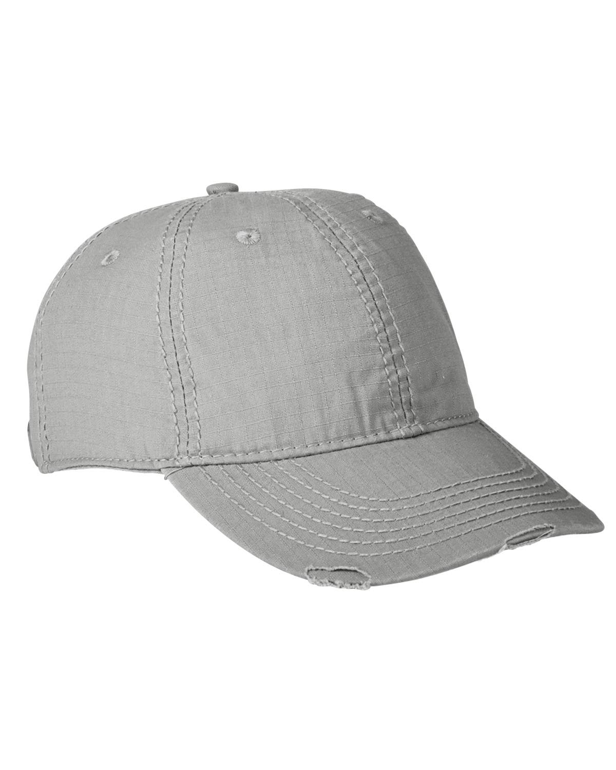 Adams Distressed Image Maker Cap - One Size Fits All in Grey | Vintage Baseball Hat for Men & Women, Perfect for Casual Outfits, Streetwear & Outdoor Activities