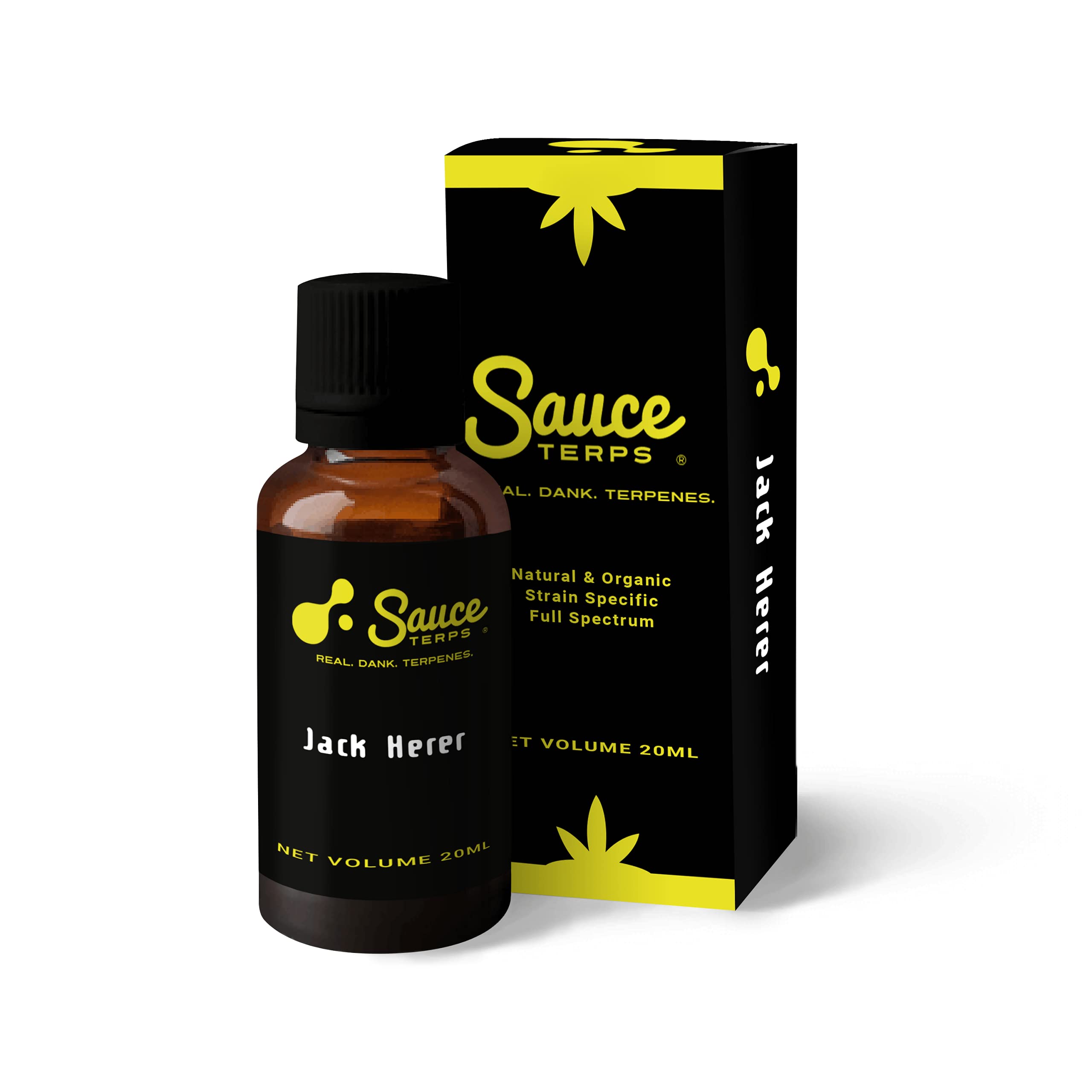 100% Pure & Natural Jack Herer Terpene Sauce - Spicy Pine Flavor for Enhanced Aroma (20ml) | Perfect for Vape Liquids, Edibles & Cannabis Enhancement