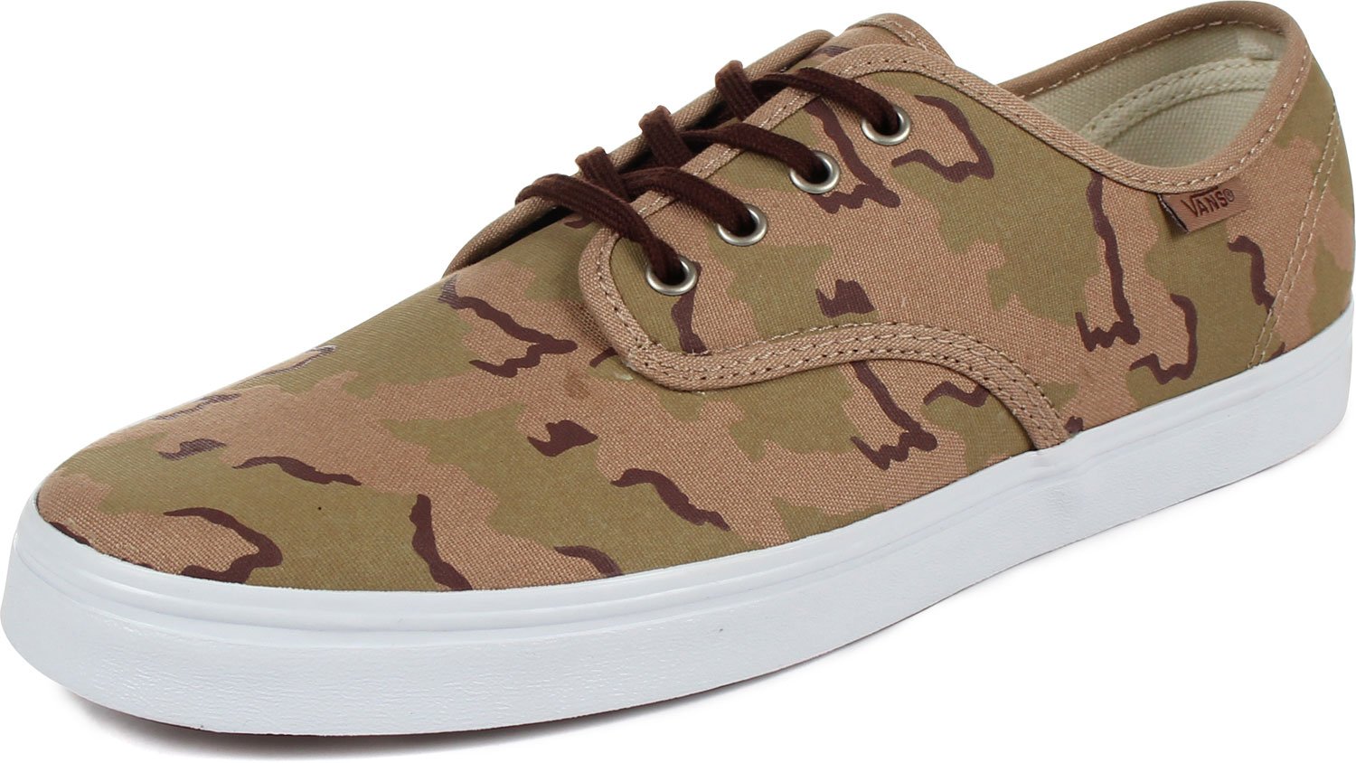 Vans Men's Madero Camo Natural/Fudge Canvas Skate Shoes Size 11.5 - Comfortable Sneakers for Skateboarding, Streetwear & Casual Wear