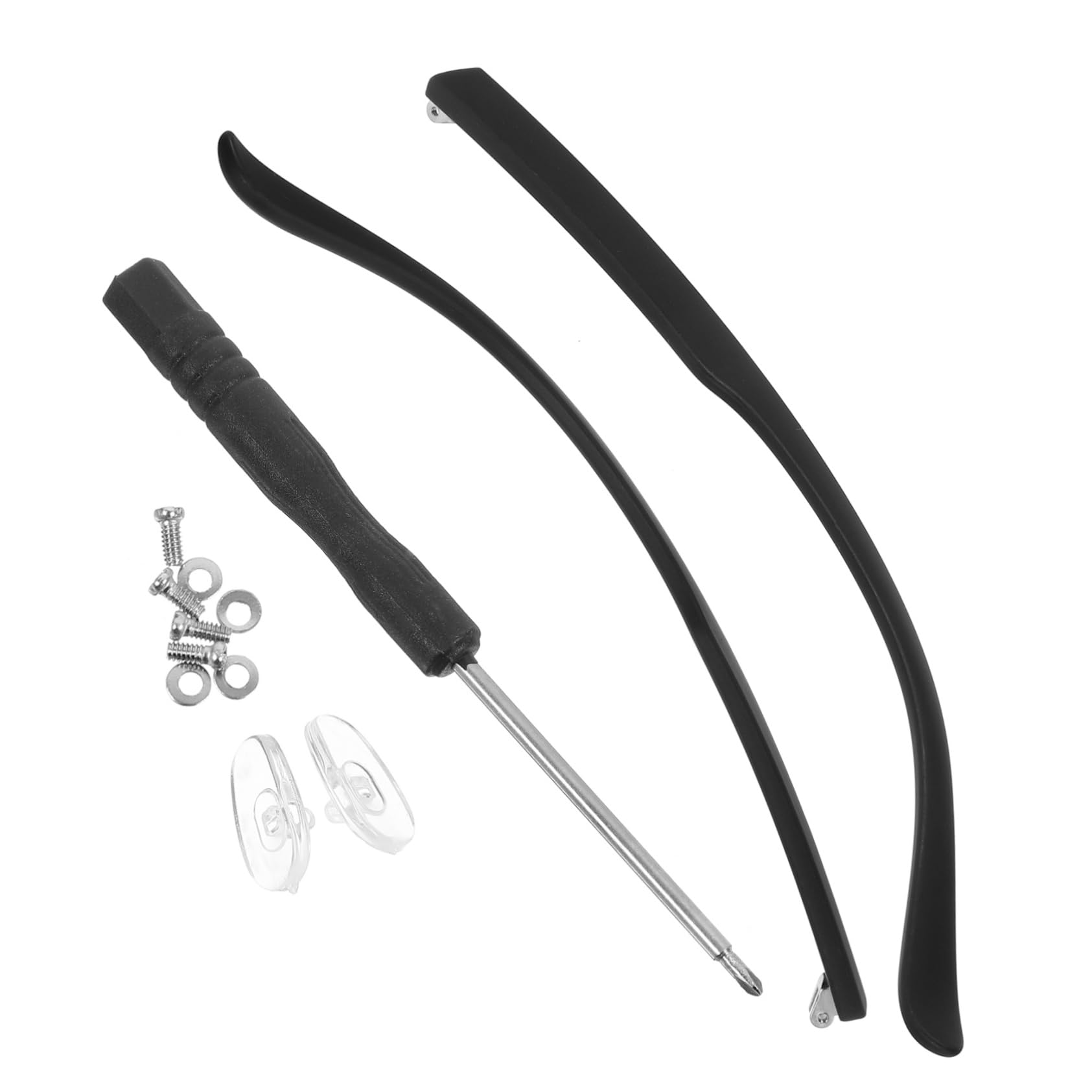Minkissy 4 Pairs Glasses Replacement Arms & Legs - Eyeglass Repair Kit for Sunglasses & Optical Frames - Perfect for Home, Office, and Travel Emergency Fixes