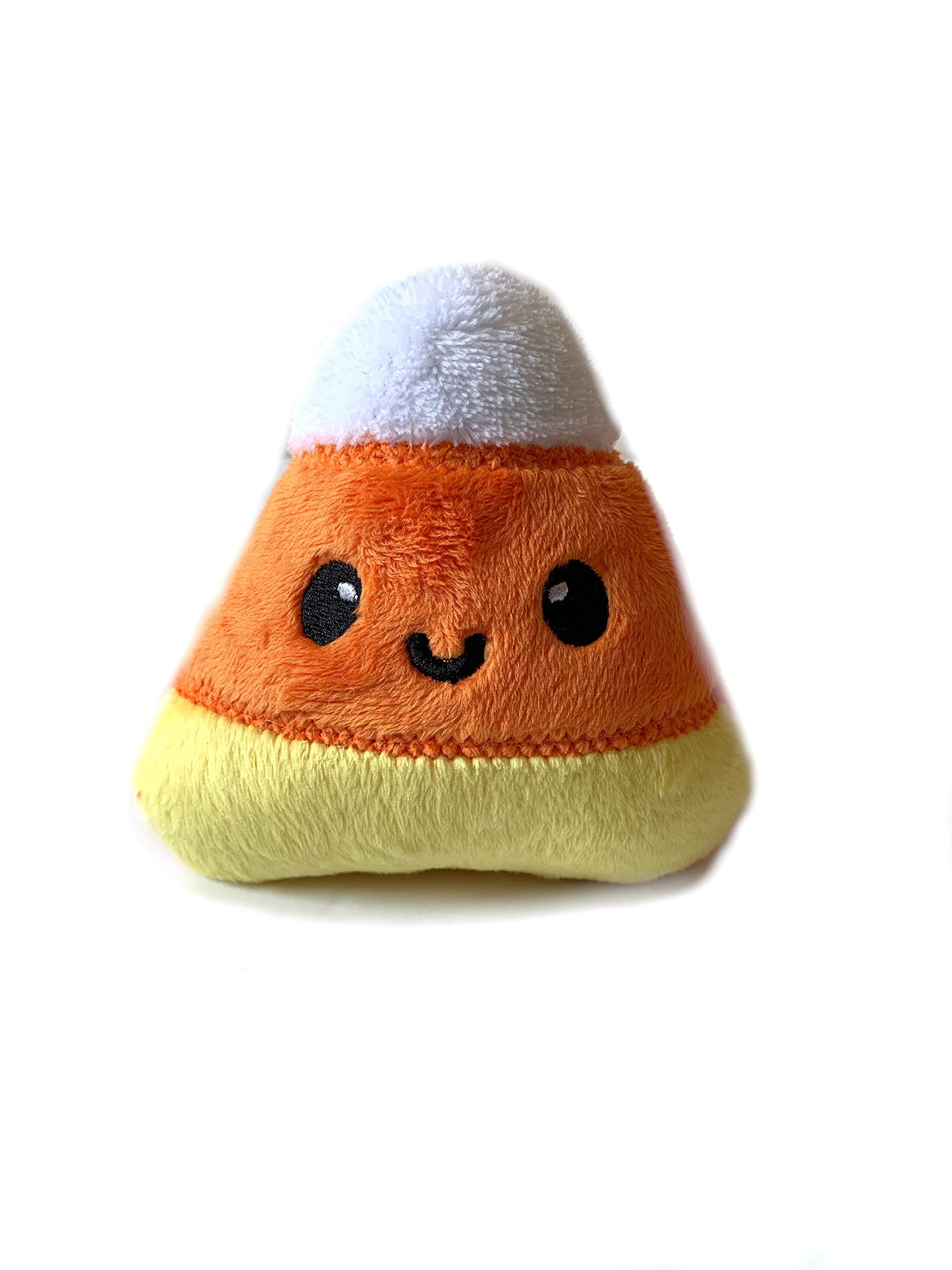 Cute Candy Corn Plush Toy - Soft Kawaii Stuffed Animal for Halloween Decor, Gift & Cuddling | Perfect for Home, Office & Party Decorations