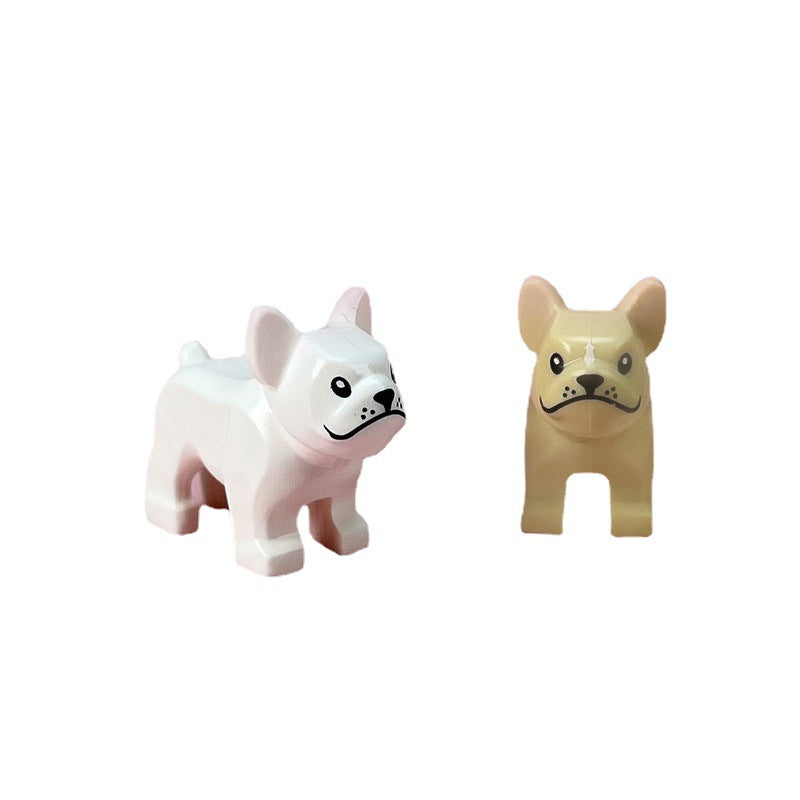 2PCS Bulldog Puppy Plush Toys - Soft Stuffed Animal Dog Toys for Kids, Gifts, Nursery Decor, and Cuddling