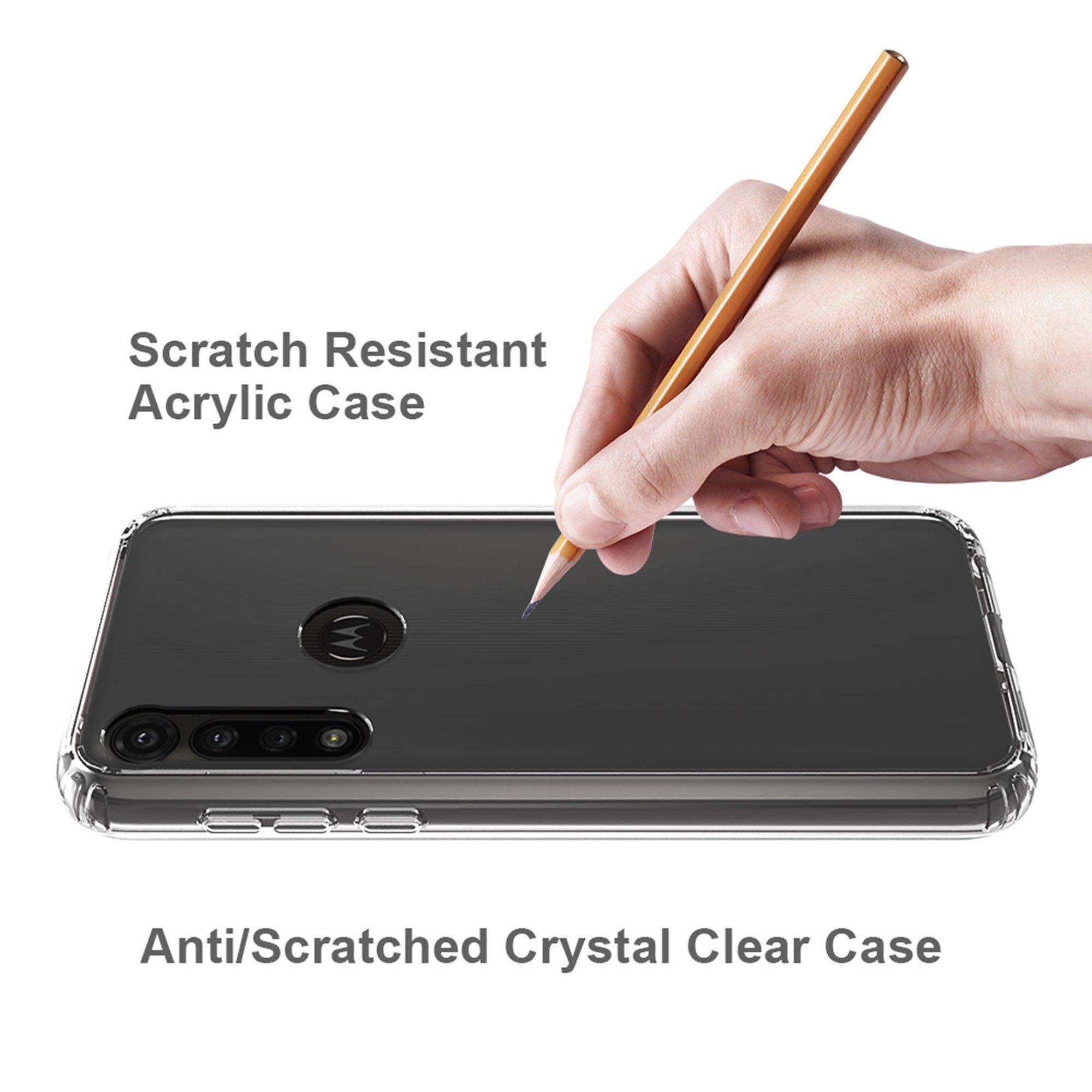 Durable Scratch-Proof Hard PC Back Cover with Soft Flexible Bumper - Slim Lightweight Protective Case for Motorola Moto G Power (2020) | Perfect for Everyday Use, Work & Travel - Dachshund Design