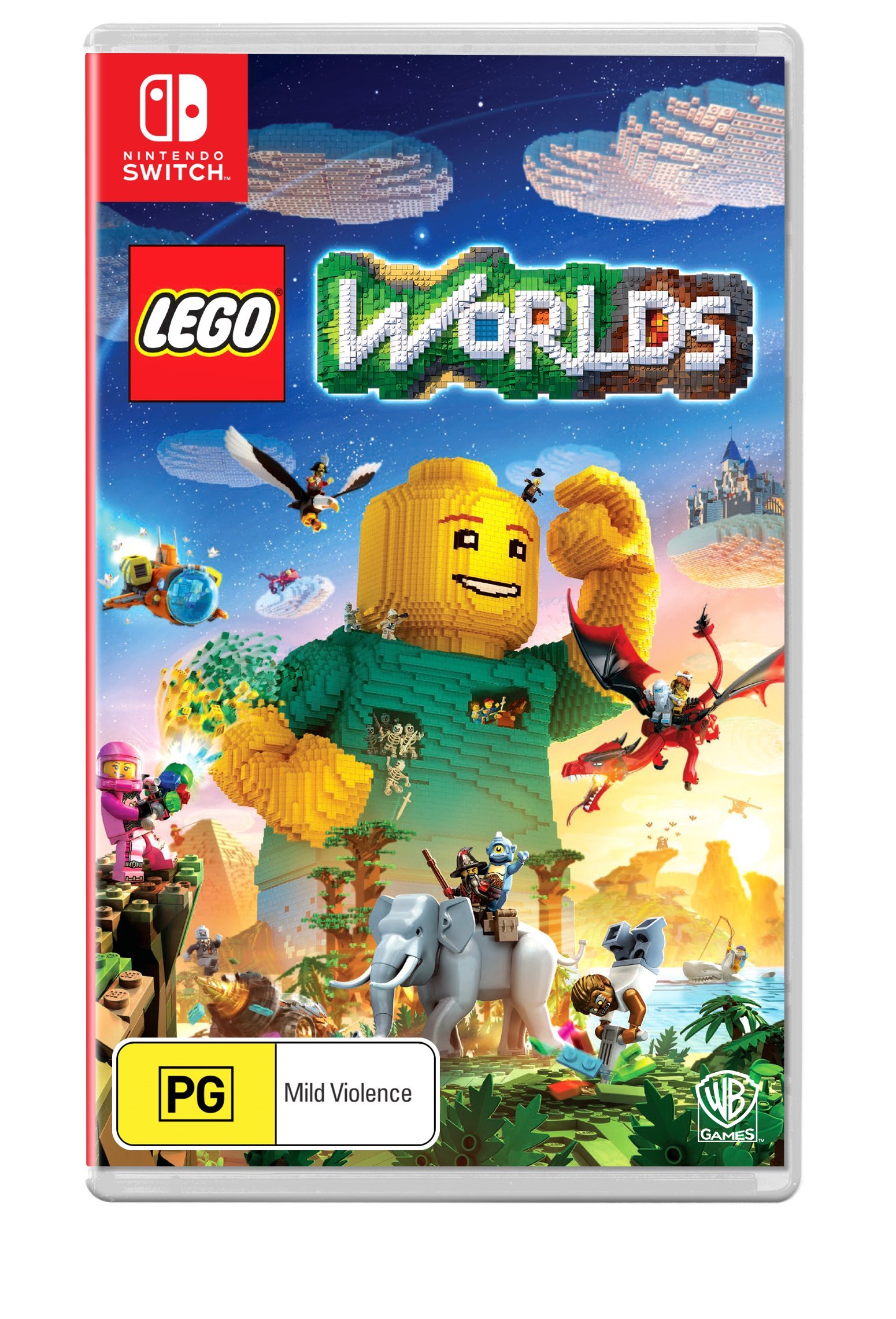Lego Worlds for Nintendo Switch - Open-World Building Adventure Game - Perfect for Kids & Family Fun