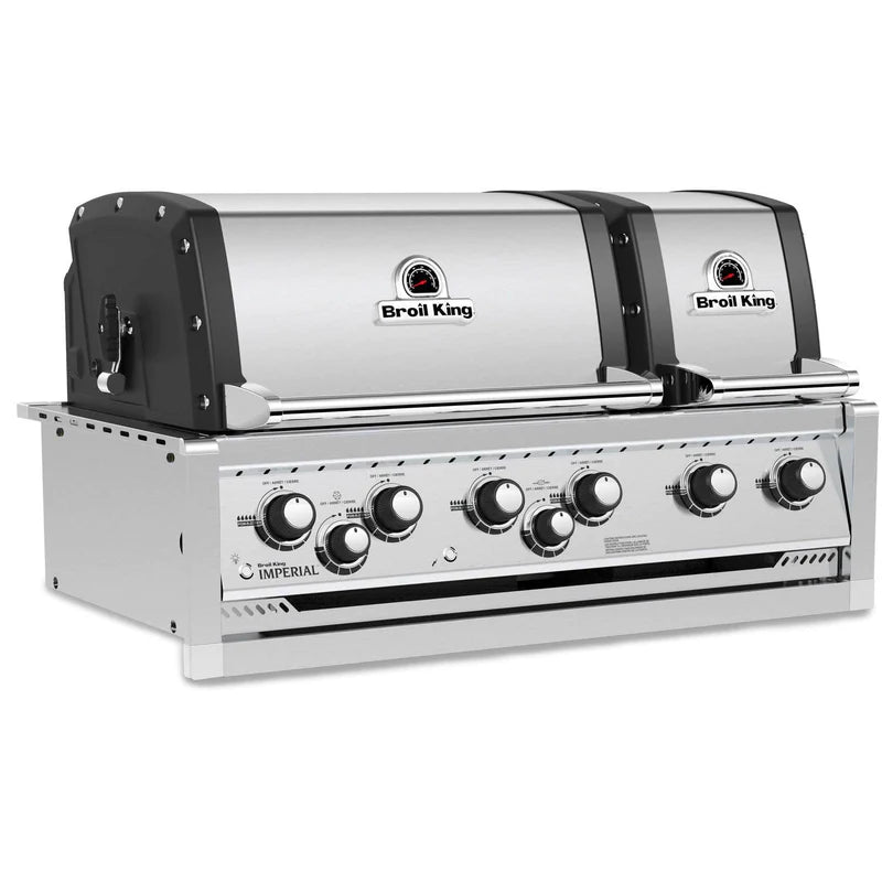 Broil King Imperial S 690 Built-In Natural Gas BBQ Grill - 957087 | Premium Outdoor Cooking for Backyard Parties & Family Gatherings