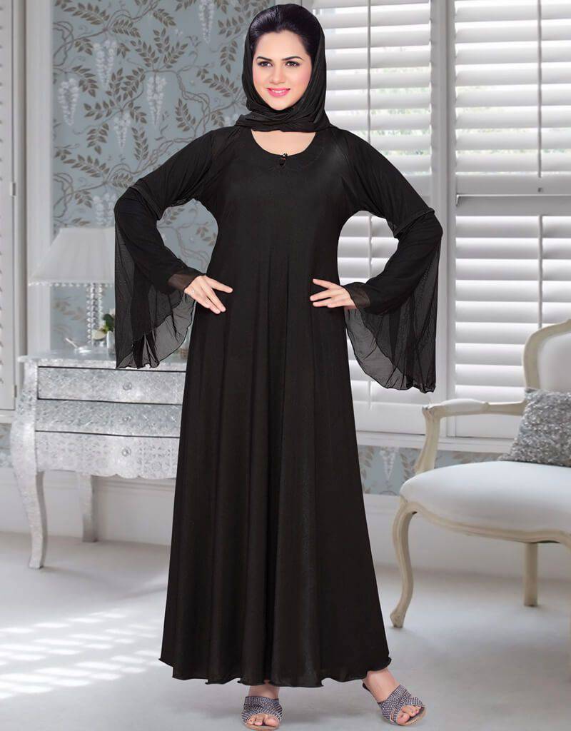 Elegant A-Line Maxi Kaftan Dress with Bell Sleeves - Boho Chic Beach Cover Up, Summer Vacation & Poolside Wear