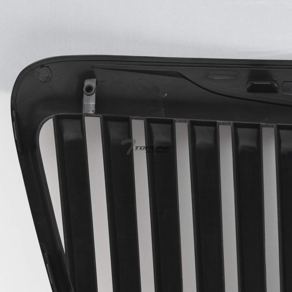 2011-2014 Chrysler 300 & 300C Matte Black Vertical Front Bumper Grill Grille Replacement | Perfect for Car Customization & Front End Protection