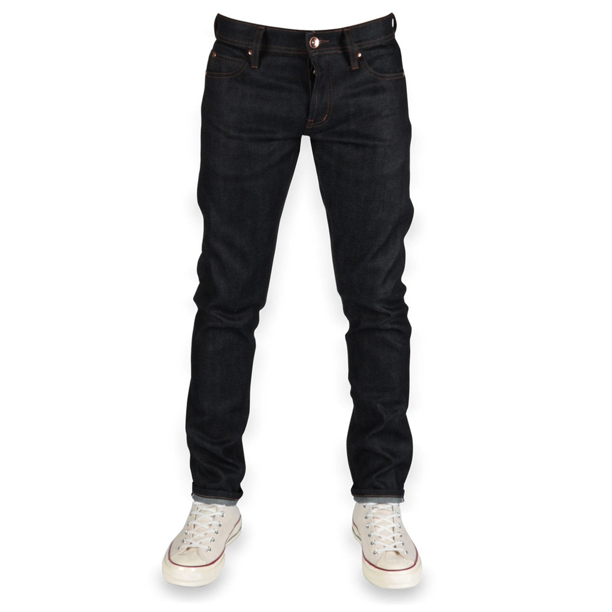 11oz Indigo Stretch Straight Leg Jeans for Women - Comfortable Denim Pants for Casual Wear & Everyday Outfits