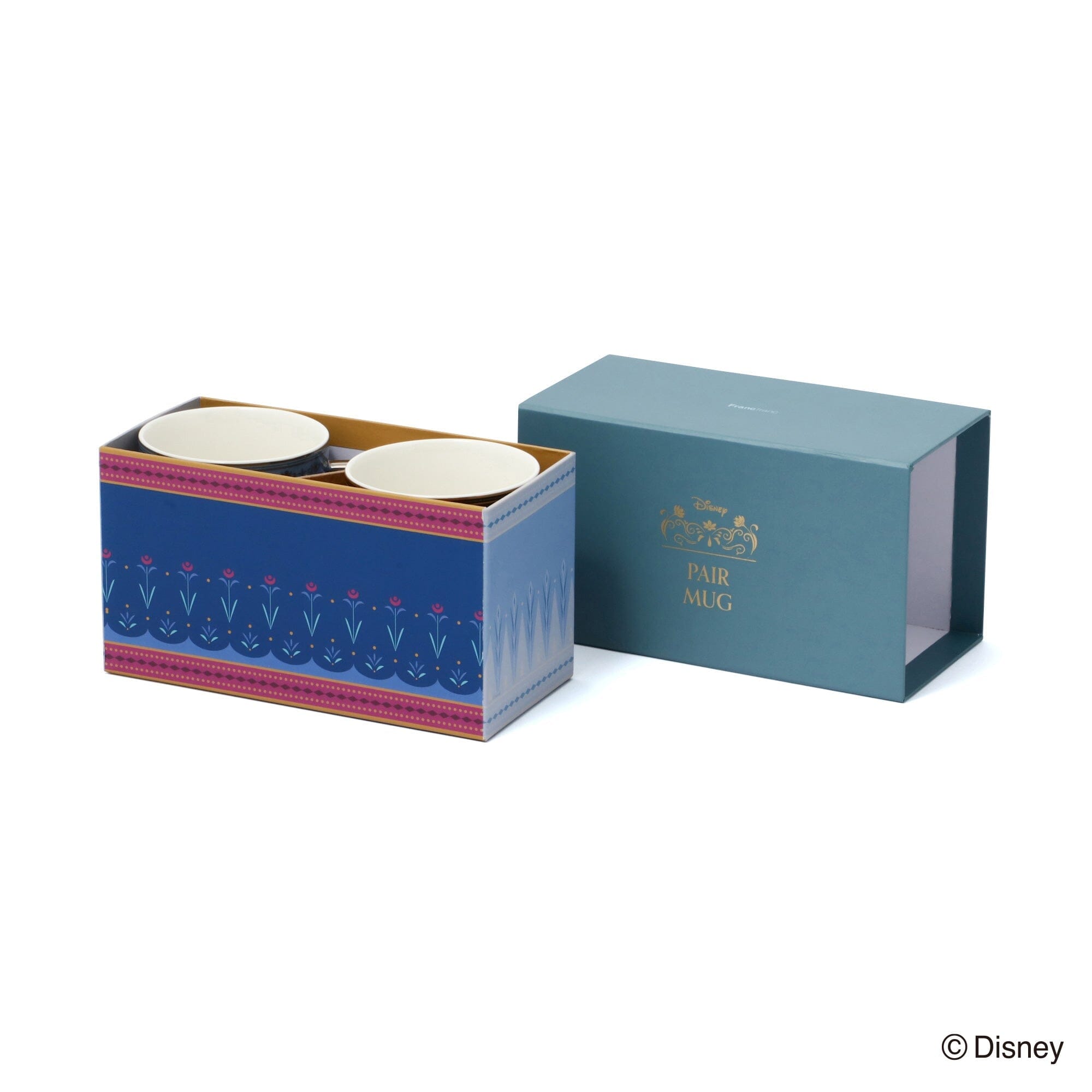 Disney Frozen Magic of Chemistry Pair Mugs - 2 Pack Insulated Coffee Cups for Hot & Cold Drinks - Perfect for Disney Fans, Movie Nights, and Gift Giving