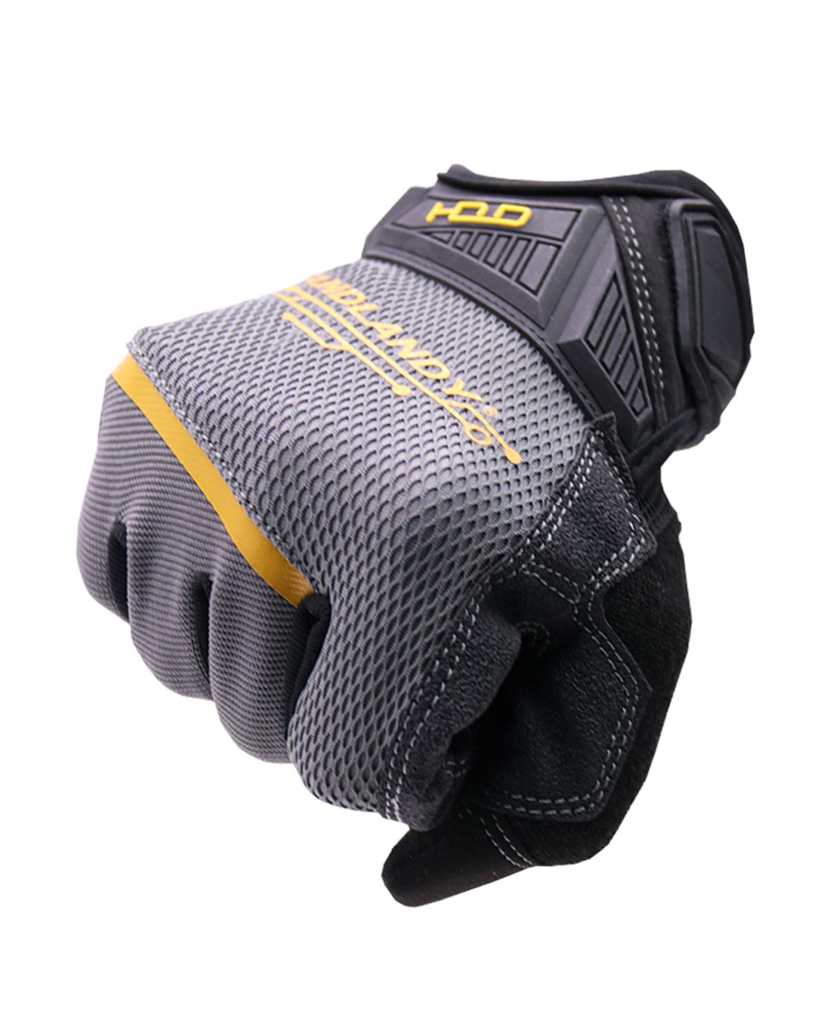 Handlandy Touchscreen Work Gloves for Men & Women - Mechanic & Yard Work